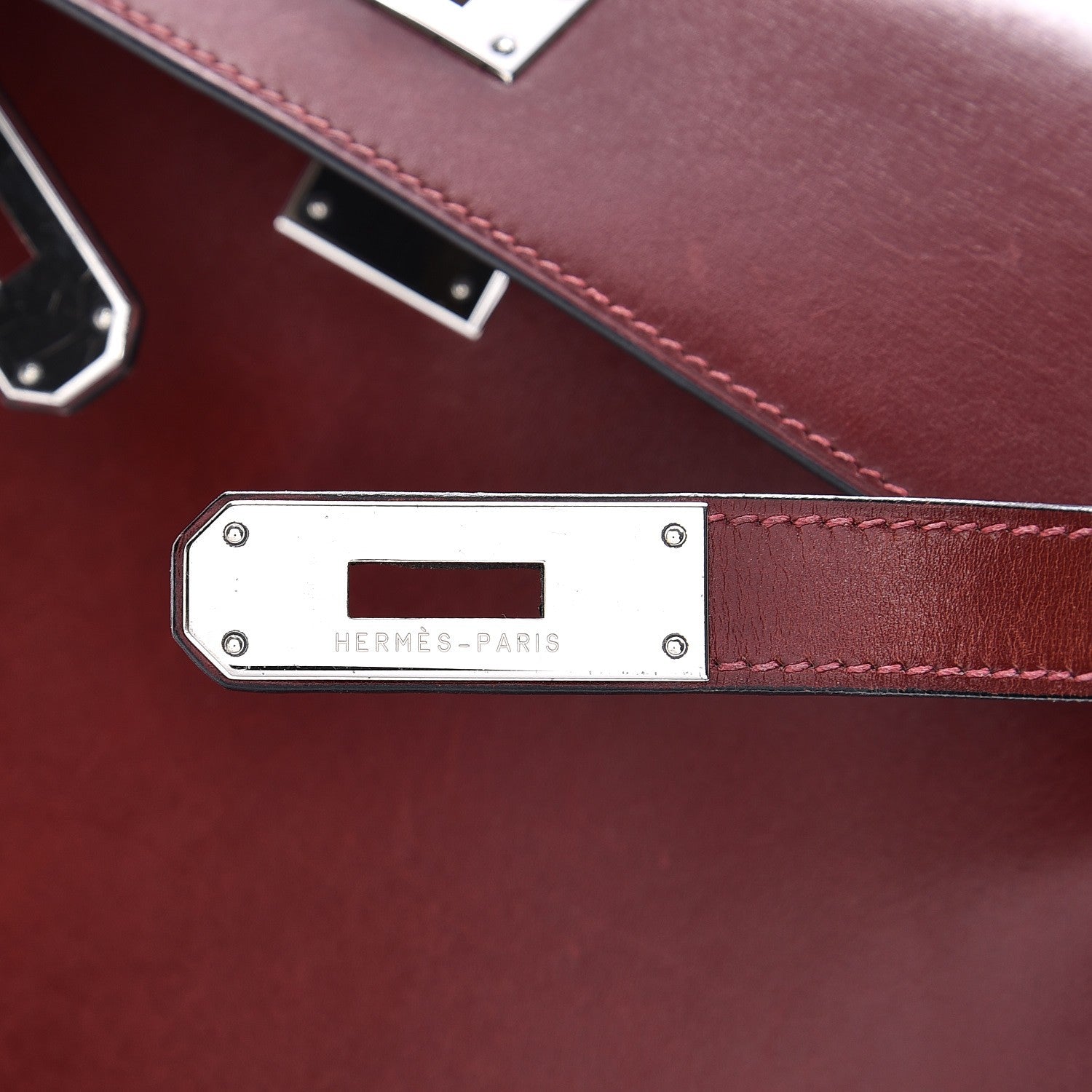 Hermes Box Kelly Sellier 28 Rouge H 9 of 39