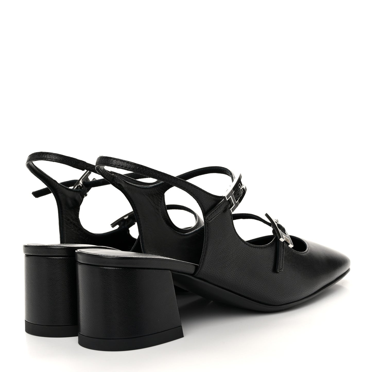 Goatskin Jackie 50 Pumps 37.5 Black