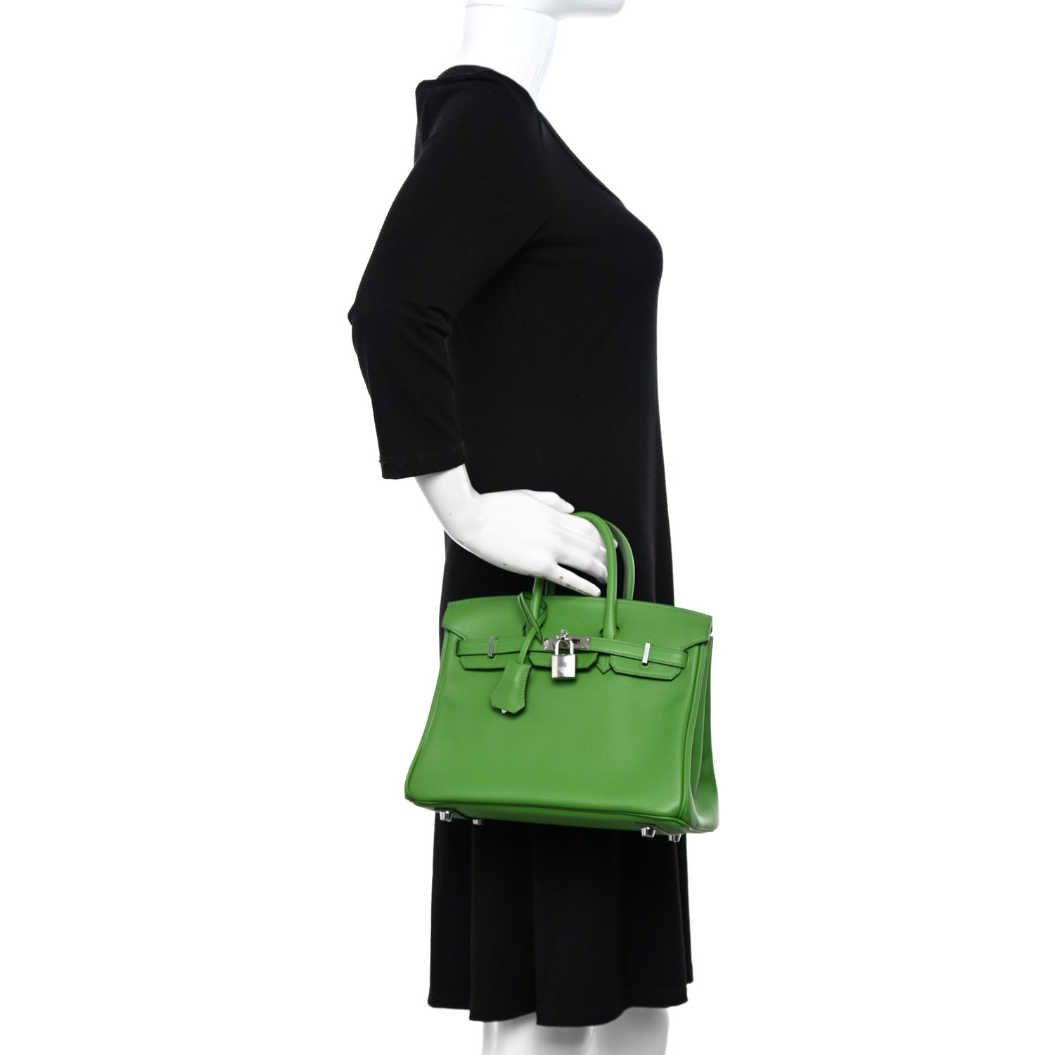 Hermes Swift Birkin 25 Vert Yucca 3 of 14