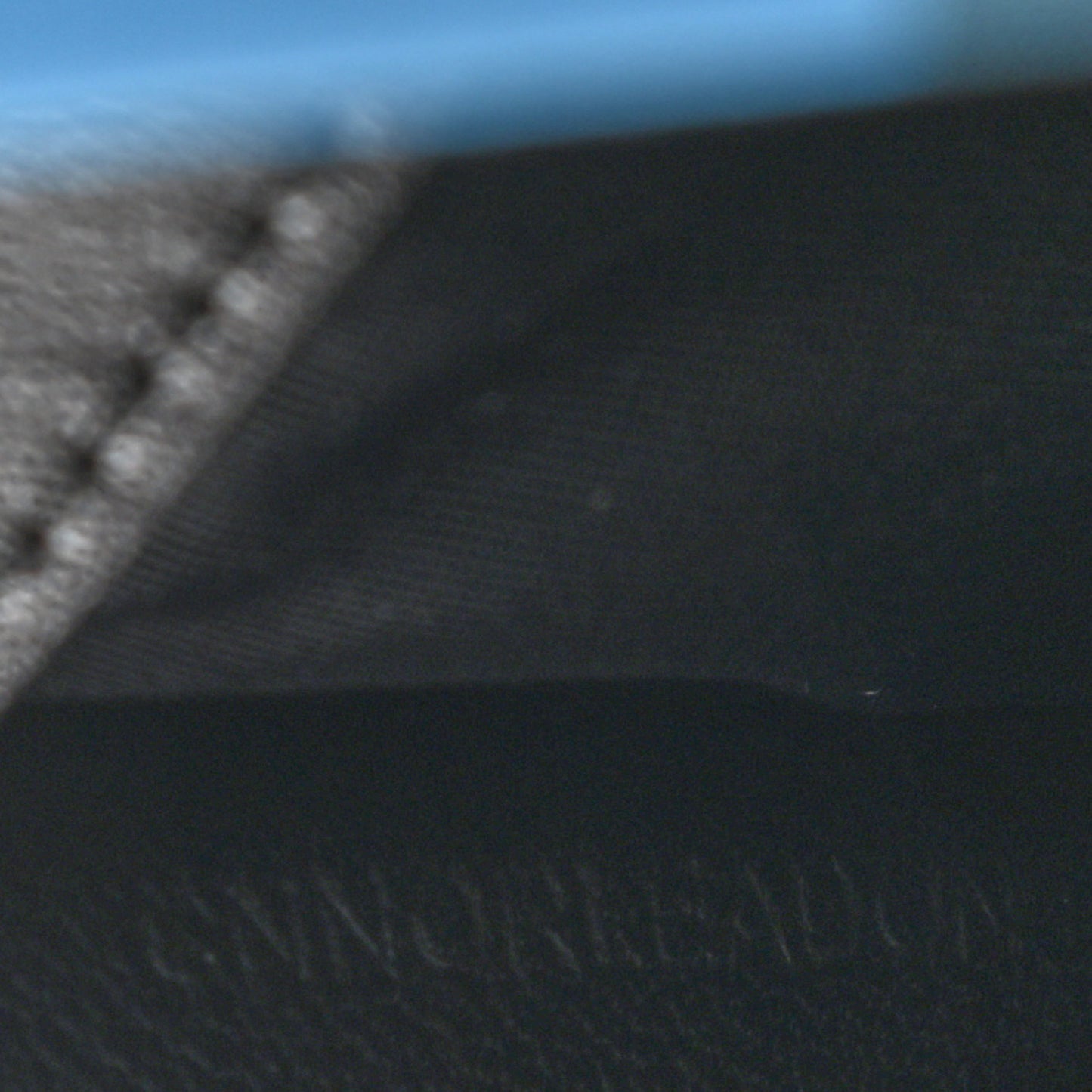 Vintage Check Backpack Key Charm Blue