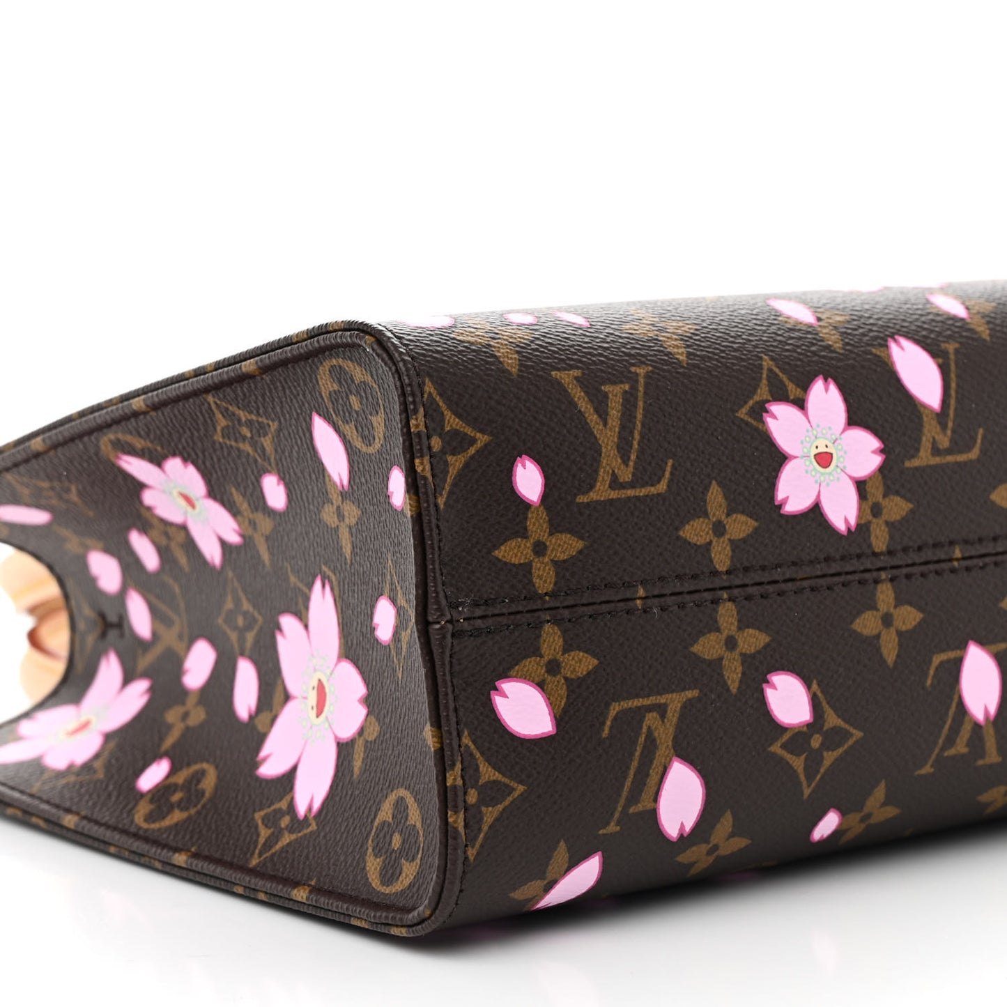 LV X TM Monogram Cherry Blossom Onthego PM Sakura Brown