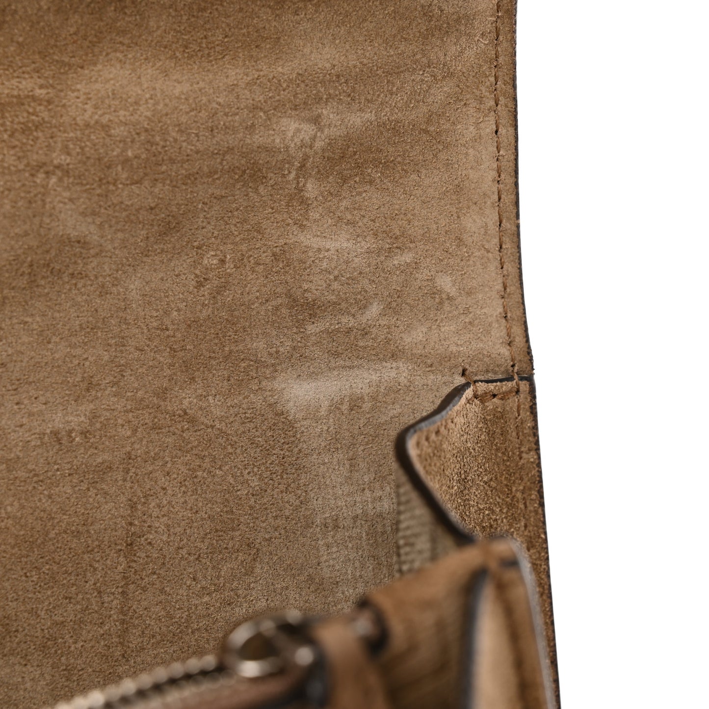 GG Supreme Monogram Small Dionysus Shoulder Bag Taupe