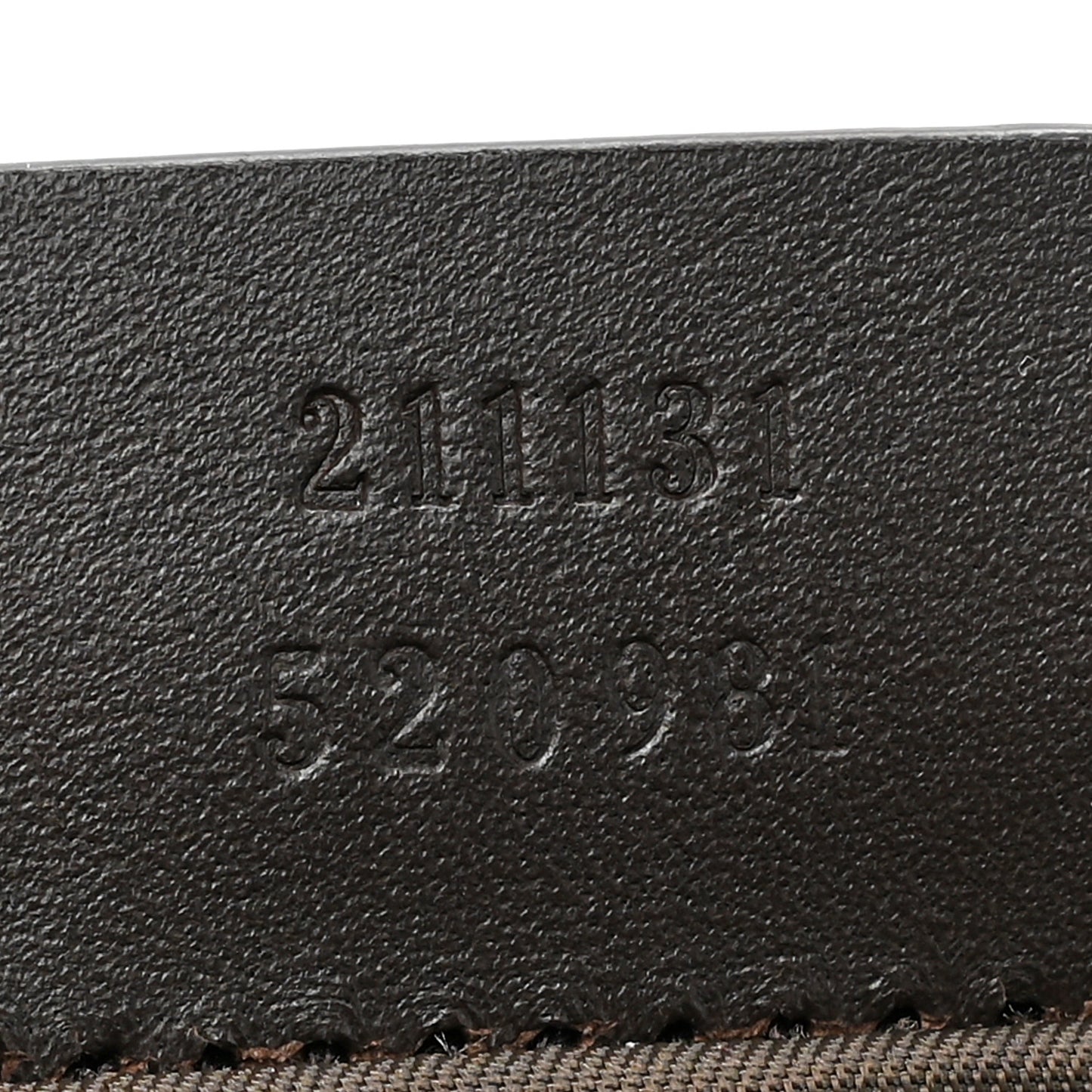 GG Plus Monogram Messenger Diaper Bag Dark Brown