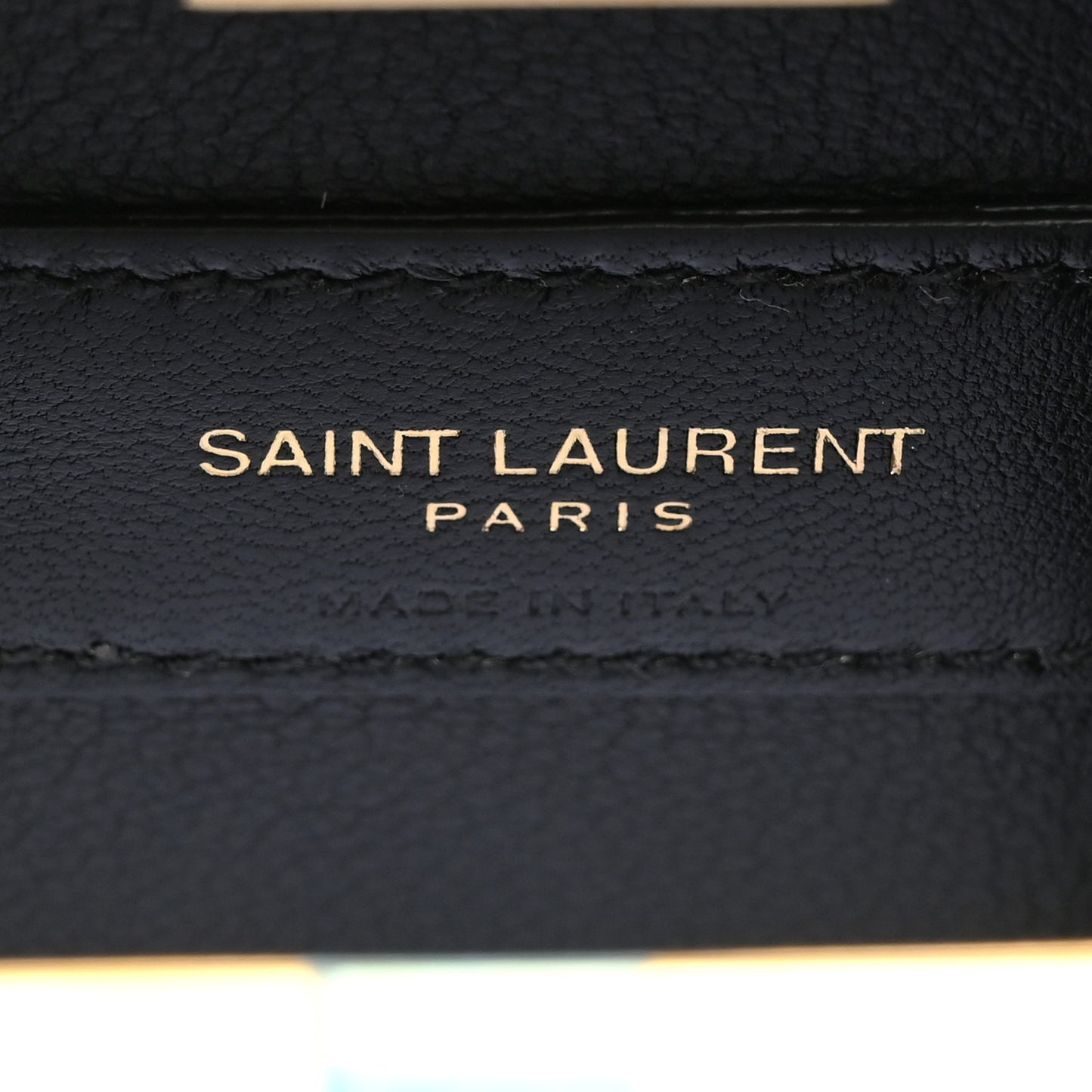 Metal Tuxedo Box Clutch Gold