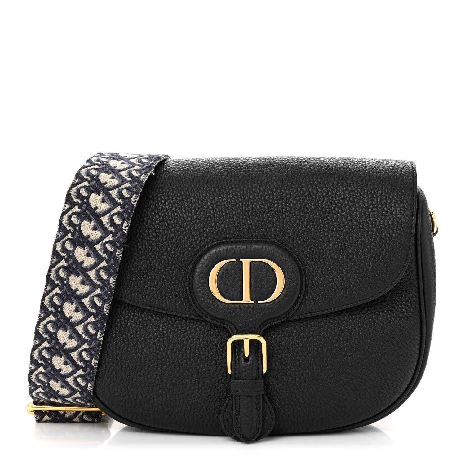 Christian Dior Grained Calfskin Large Bobby Flap Black 1 of 12