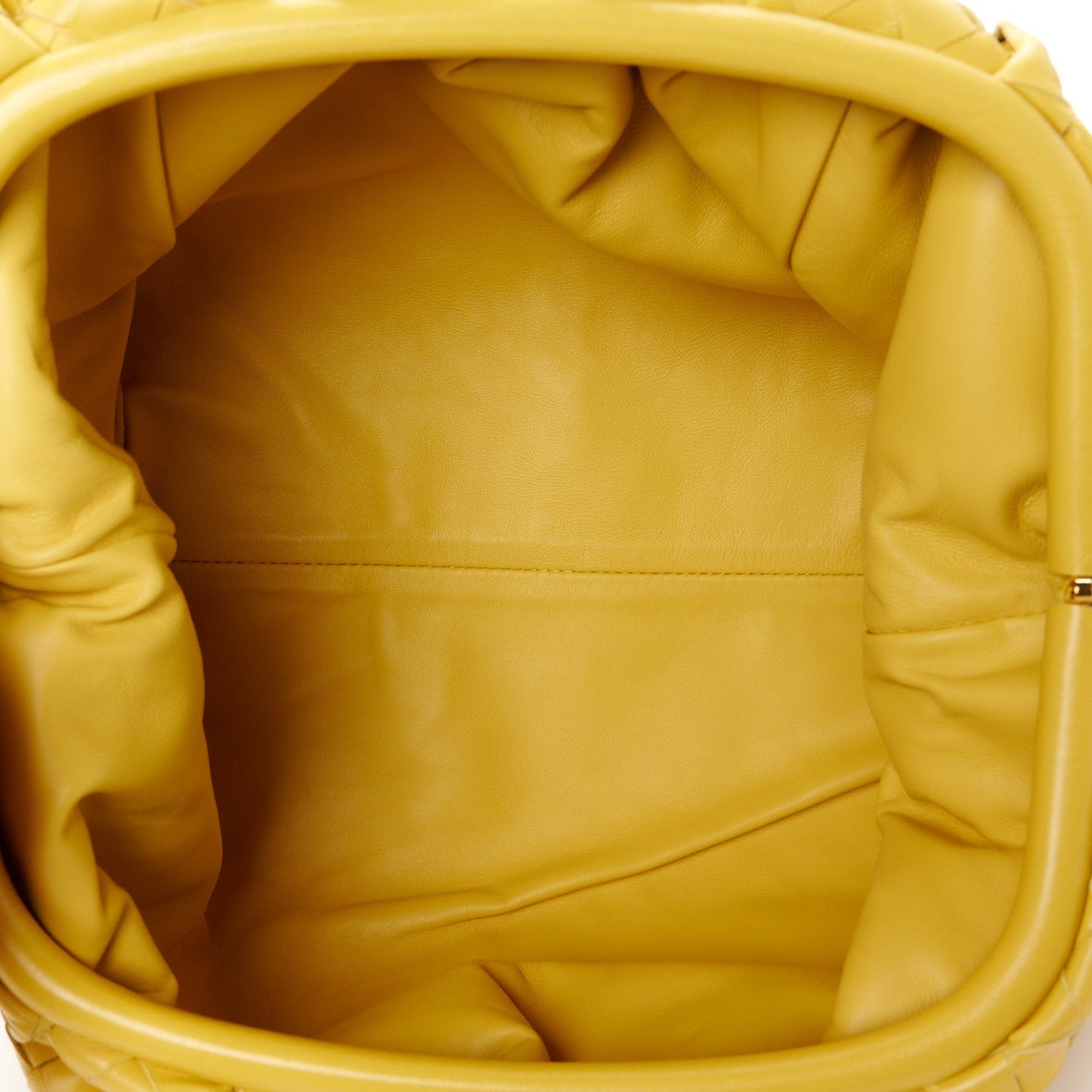 Nappa Maxi Intrecciato The Pouch Oversized Clutch Buttercup