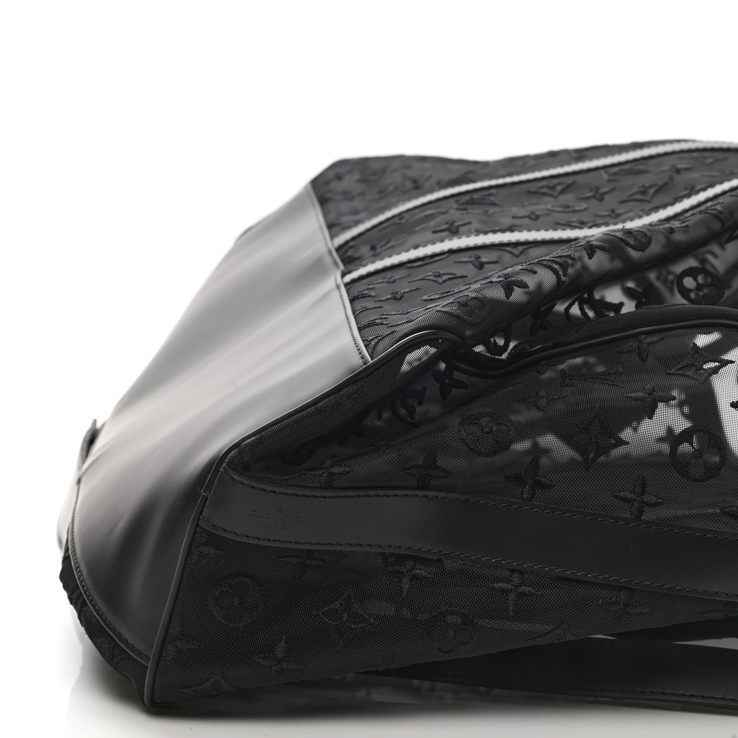 Monogram See Through Keepall Bandouliere 50 Black