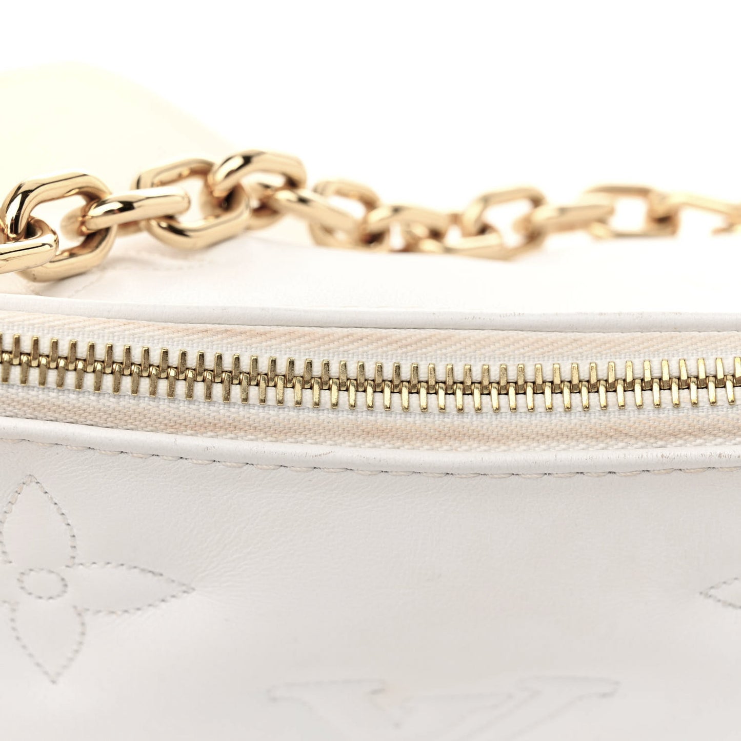LOUIS VUITTON Calfskin Bubblegram Over The Moon Snow