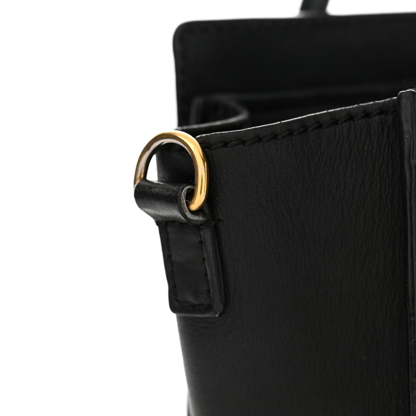 Smooth Calfskin Nano Luggage Black