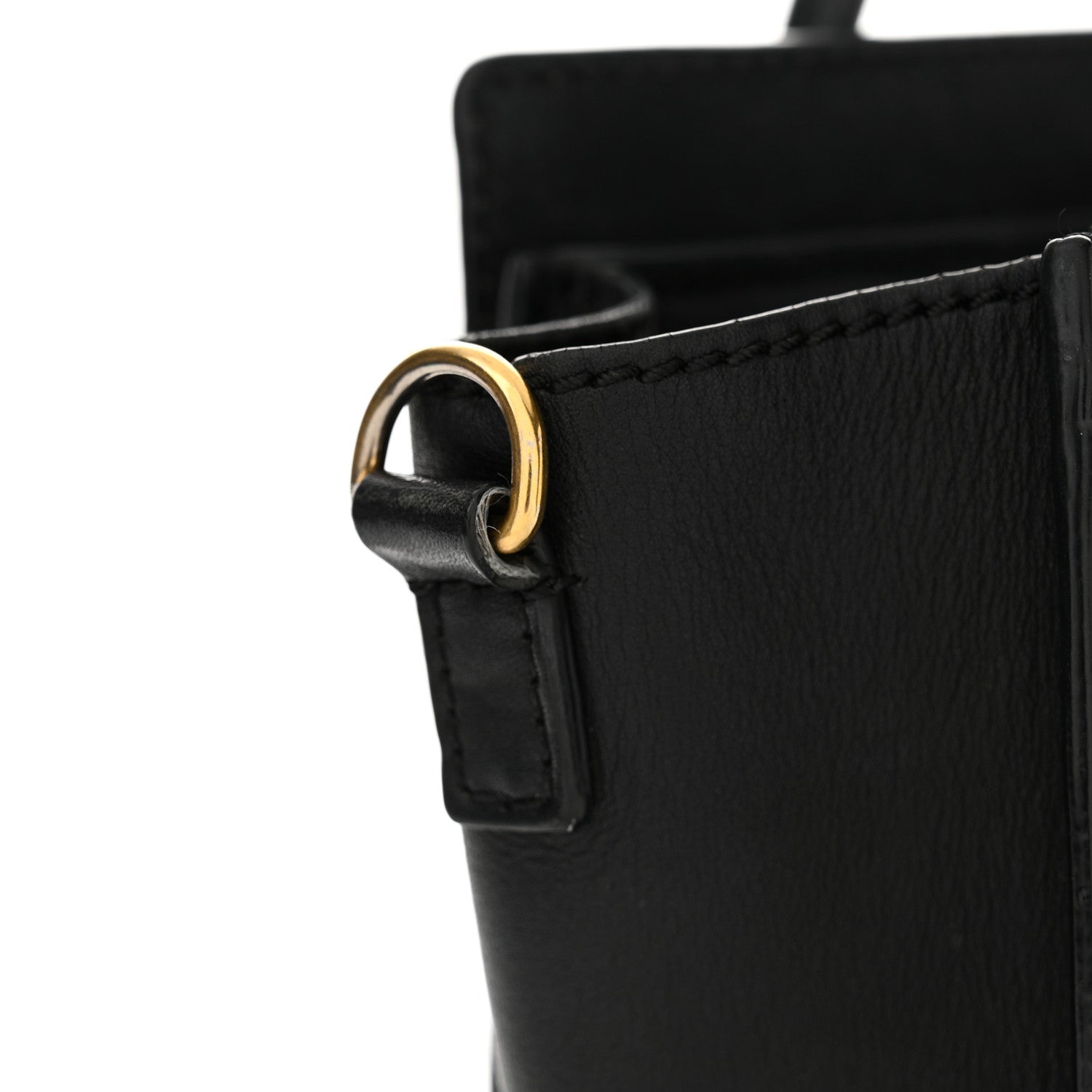 Celine Smooth Calfskin Nano Luggage Black 13 of 14