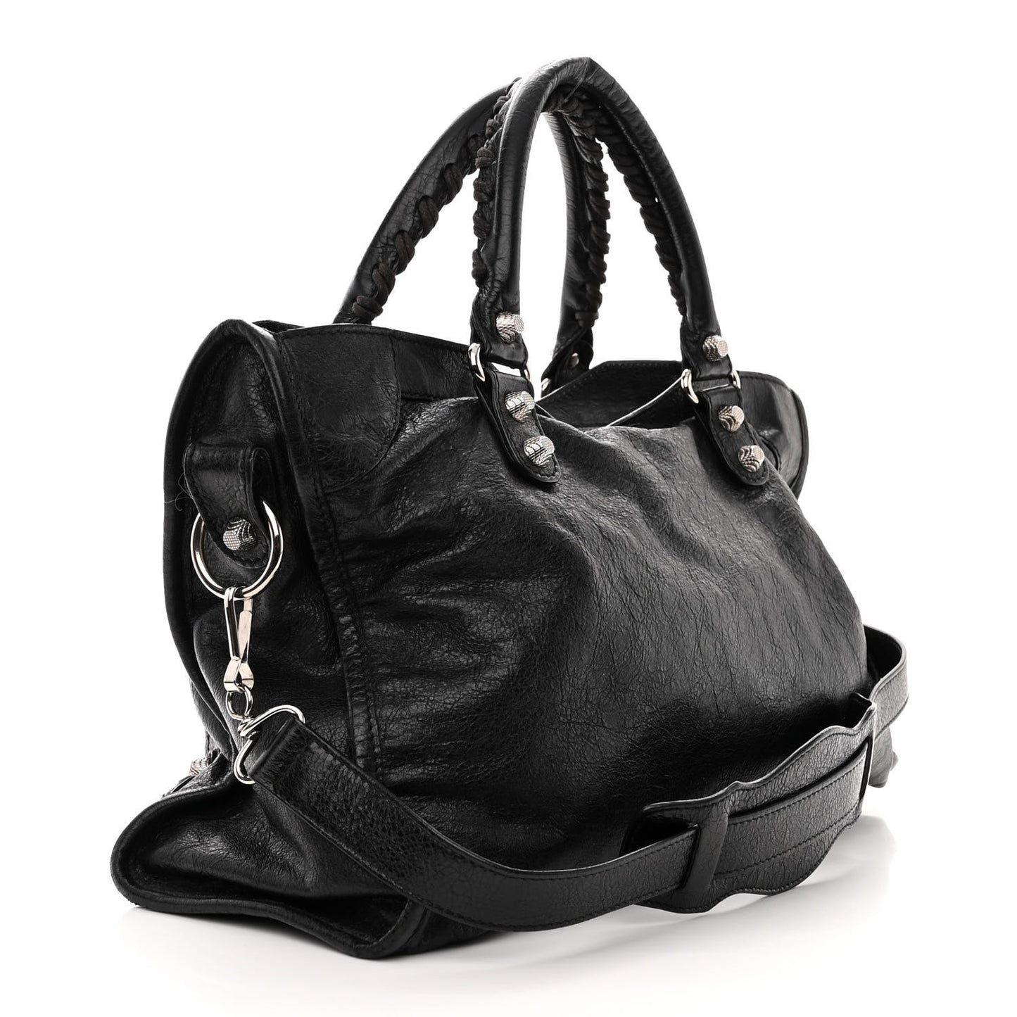 Agneau Giant 12 Silver Hardware City Black