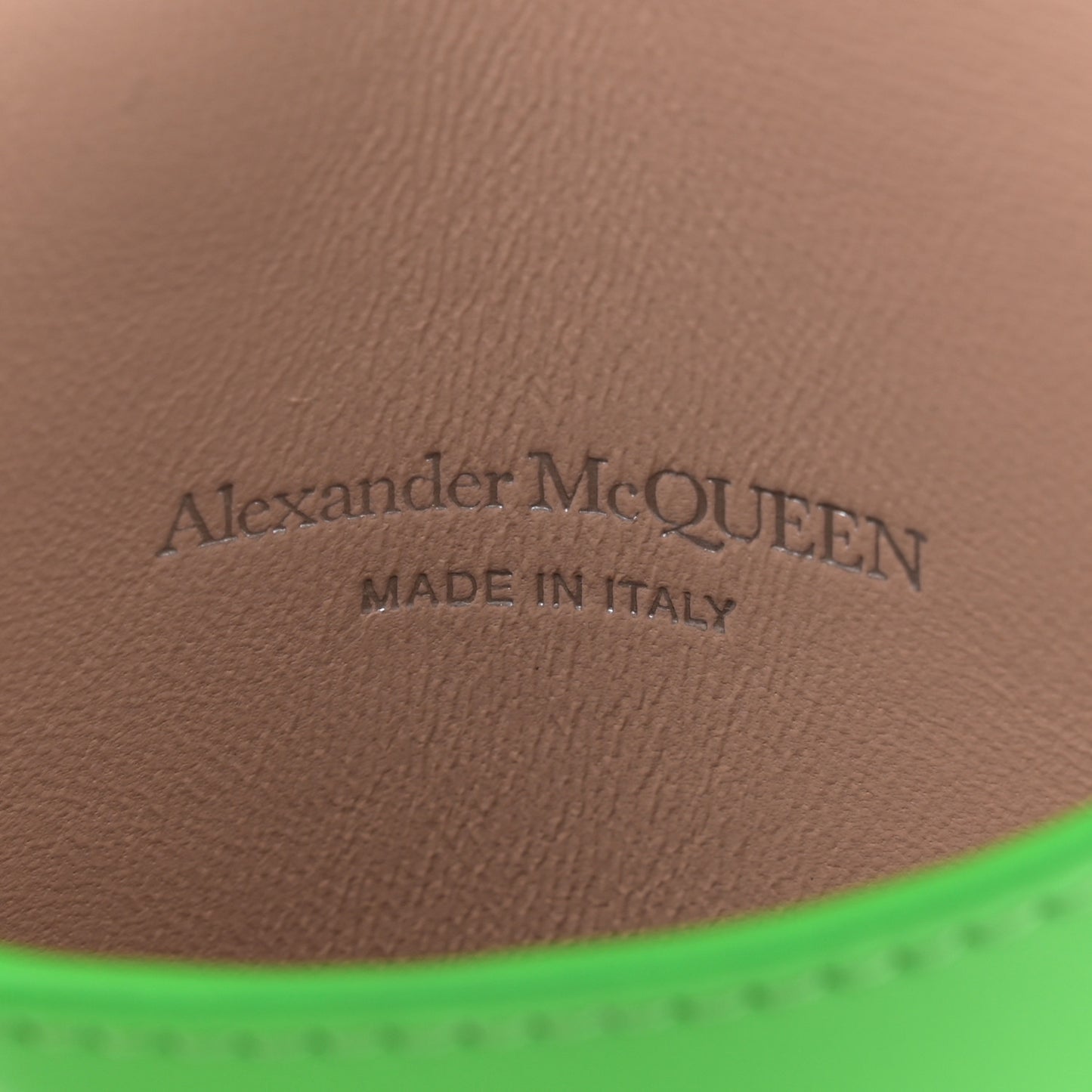 Calfskin The Curve Micro Crossbody Pouch Bag Kelly Green