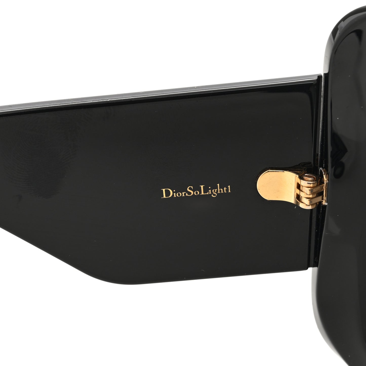 Acetate DiorSo Light 1 Shield Sunglasses Black