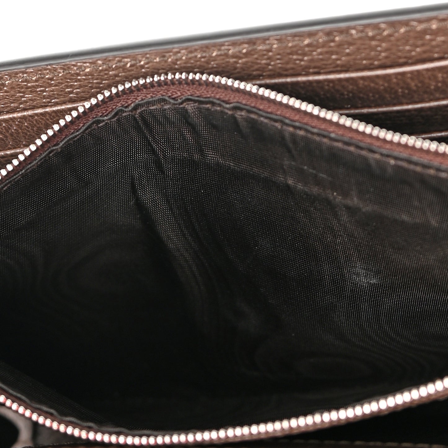 Monogram Jumbo GG Textured Dollar Calfskin Mini Dionysus Chain Wallet Camel Ebony New Acero