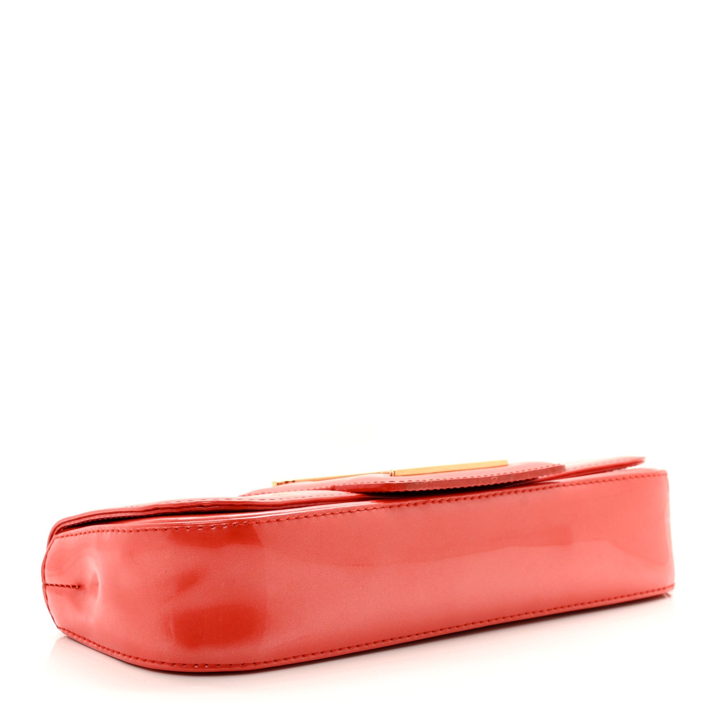 Patent Sobe Clutch Orange Sunset