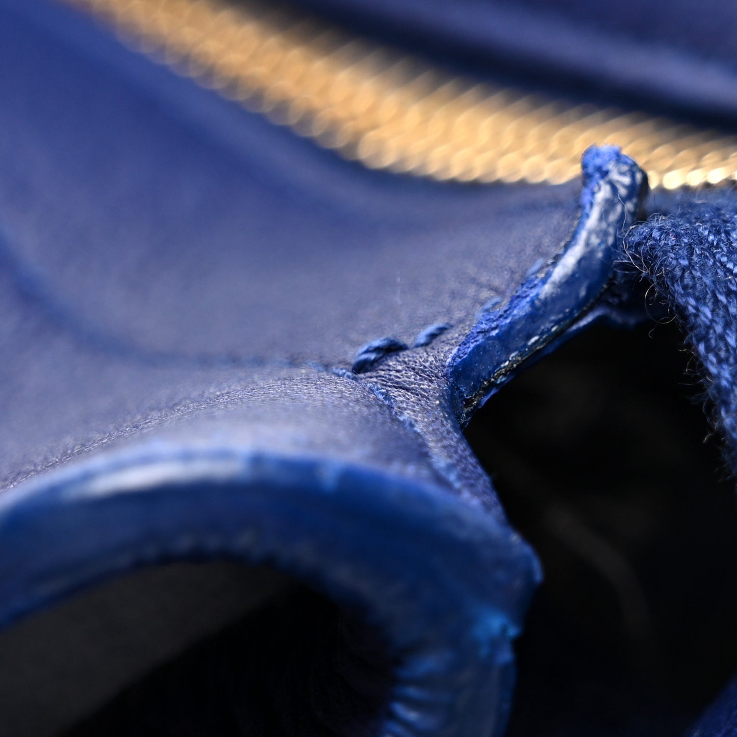 Calfskin Small Classic Y Cabas Navy