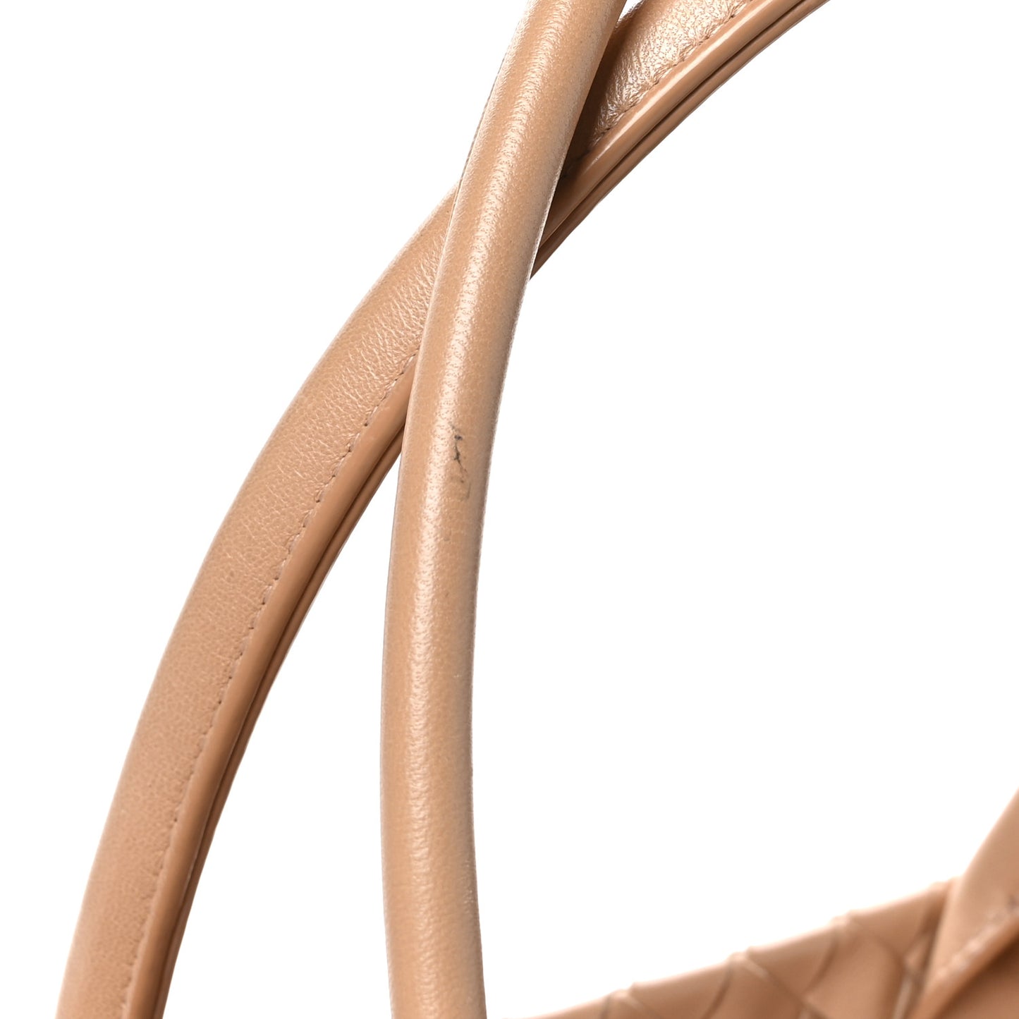 Nappa Intrecciato Tote Bag Almond