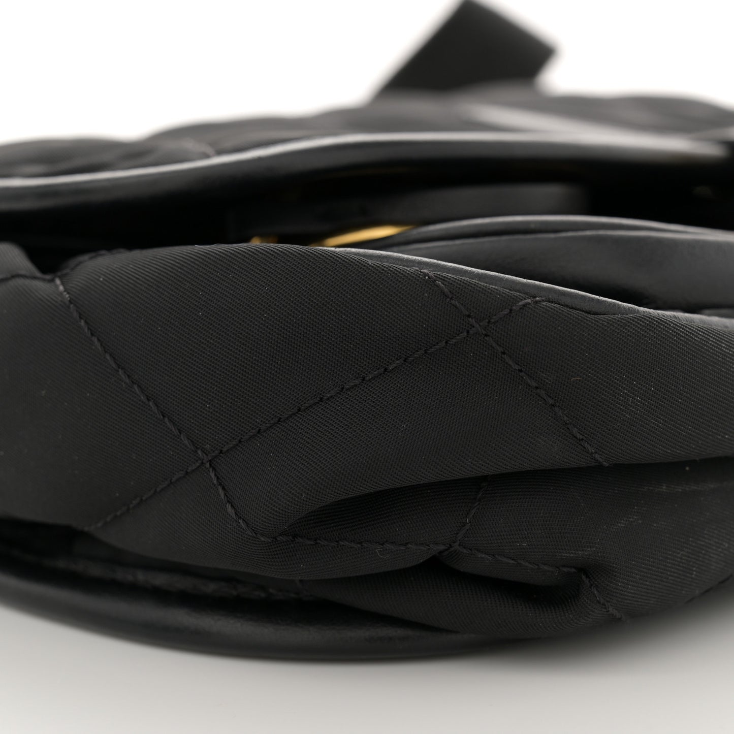 Nylon Calf Corsaire Bag Black