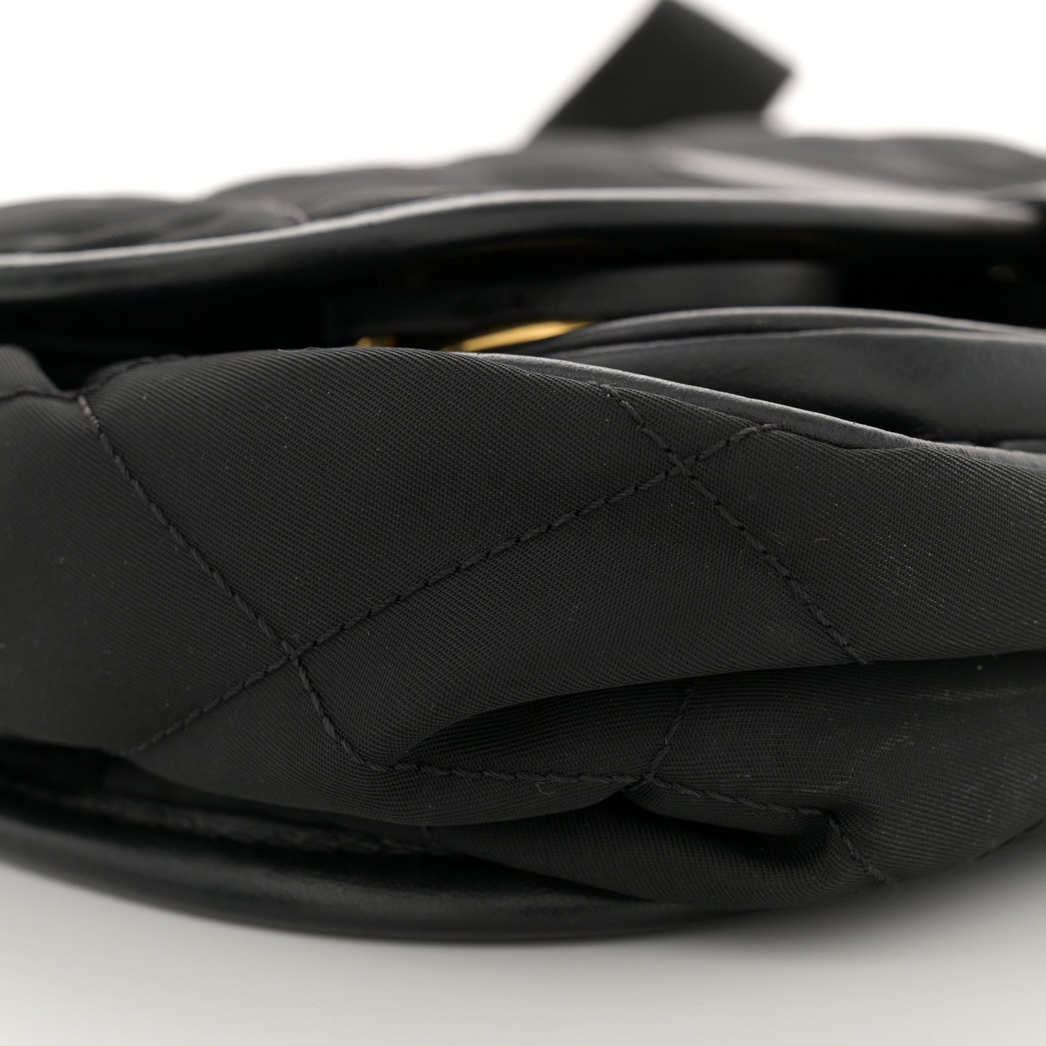 Prada Nylon Calf Corsaire Bag Black 9 of 16