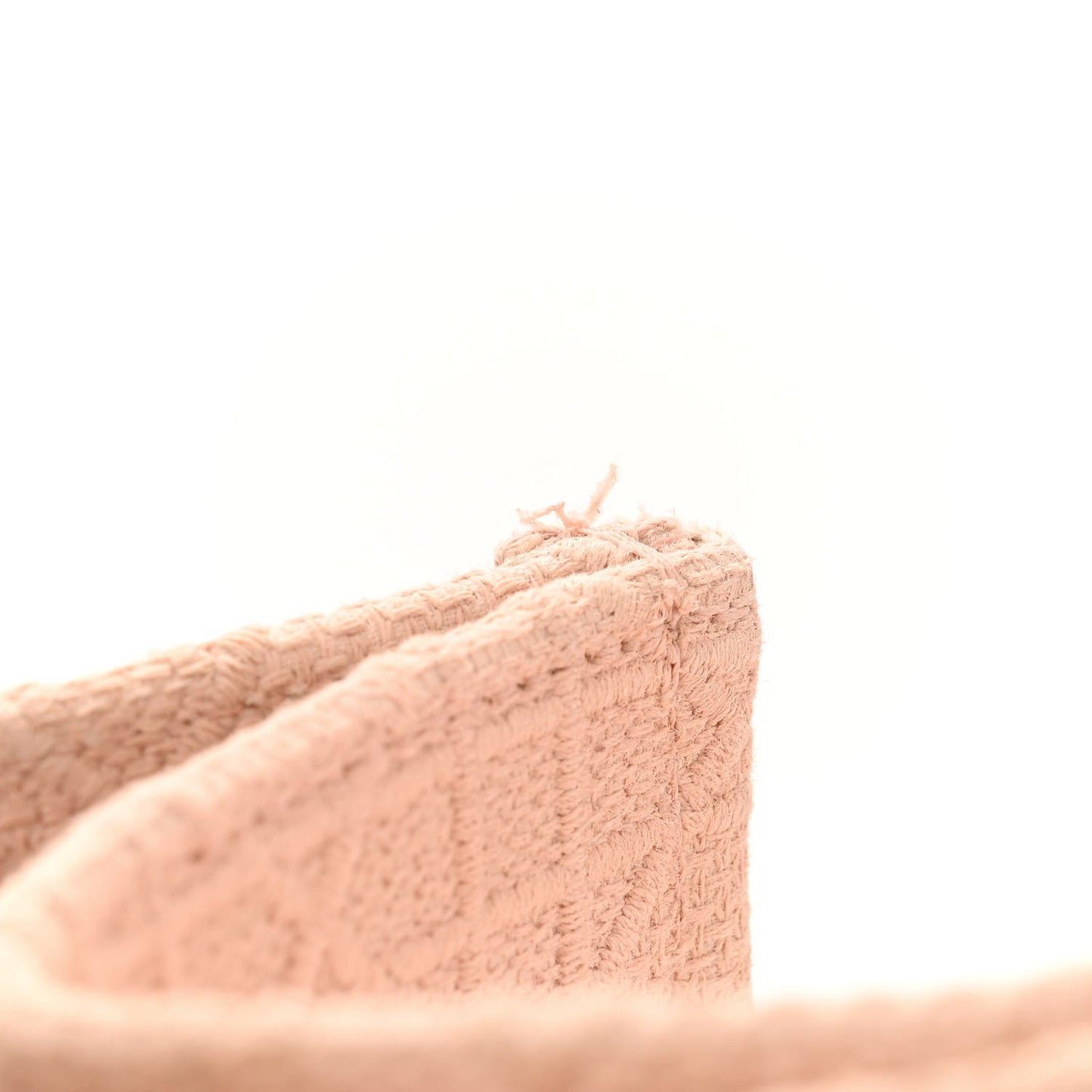 Canvas Embroidered Cannage Medium Book Tote Bois de Rose