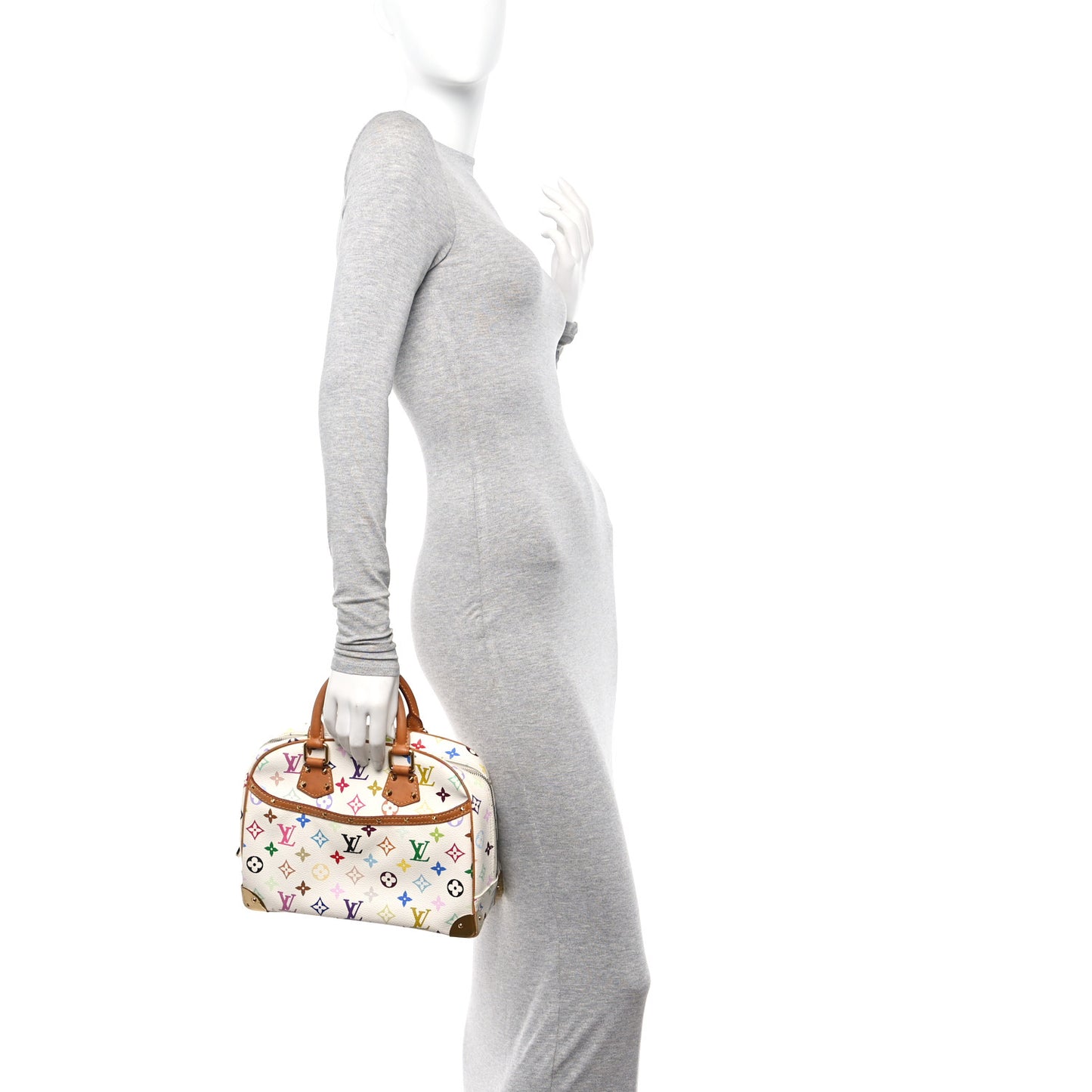 Monogram Multicolor Trouville White