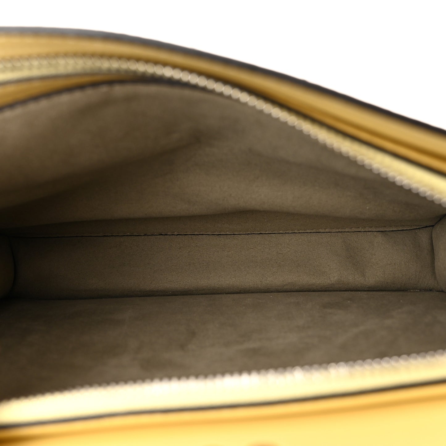 Cuoio Romano Vitello Cover Glazed Fabric Bi-Color FF 1974 Mini Peekaboo I SEE U Satchel Tartufo Banana Tobacco Moro
