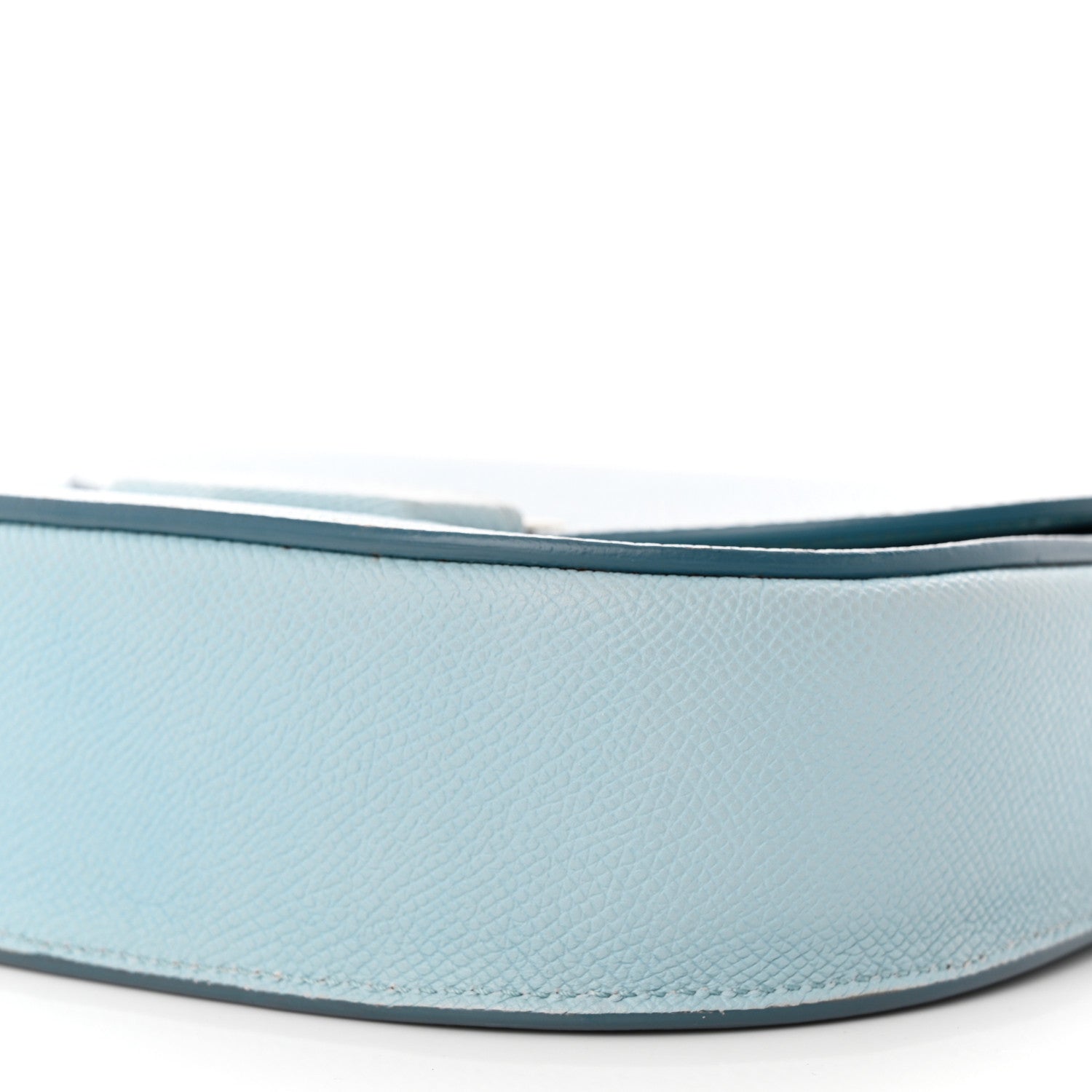 Celine Grained Calfskin Small Trotteur Pale Blue 10 of 11