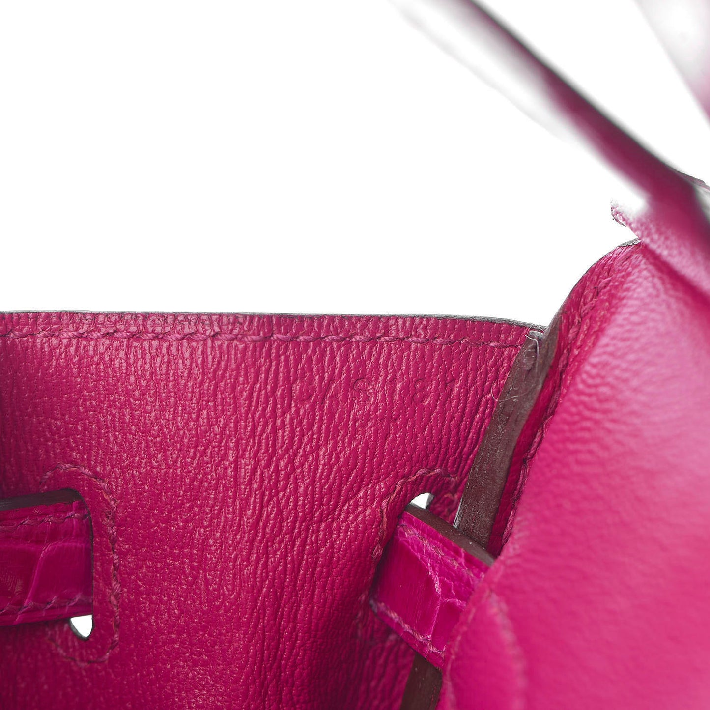 Shiny Niloticus Crocodile Birkin 25 Rose Scheherazade