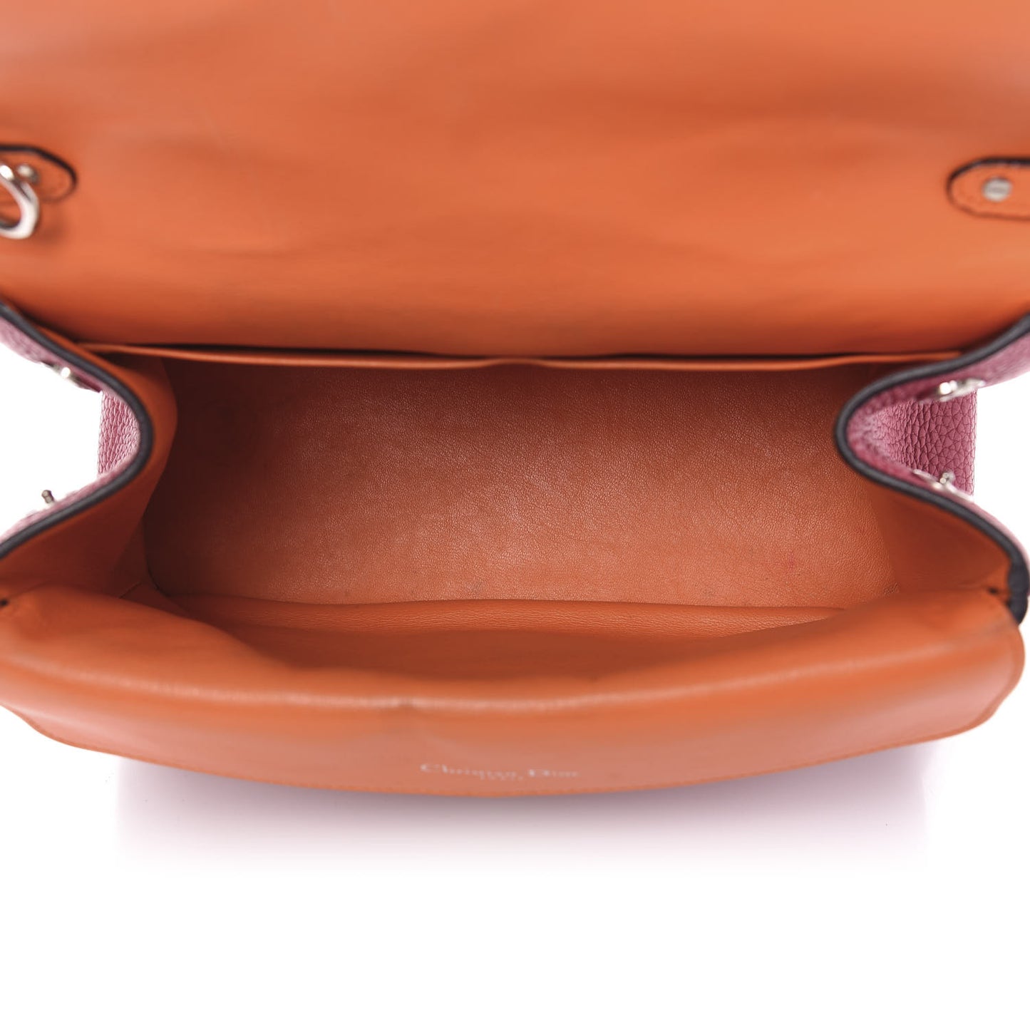 Bullcalf Small Be Dior Flap Fraise Tangerine