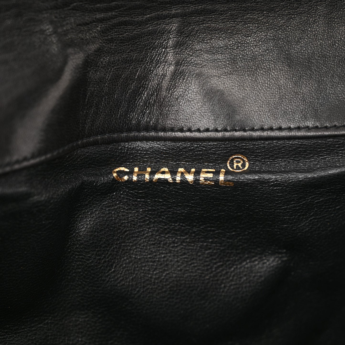 Lambskin Quilted Backpack Black