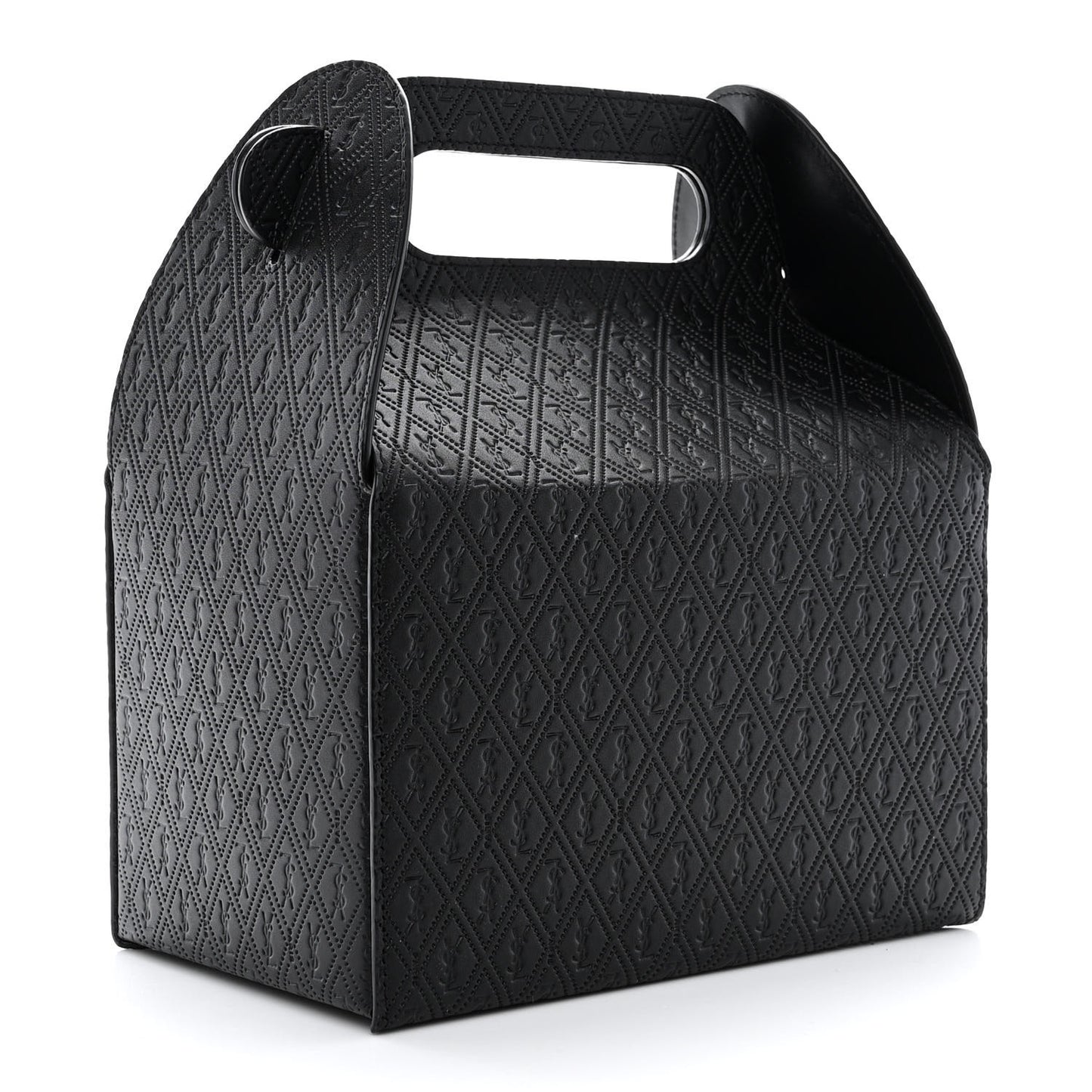 Calfskin Monogram Take Away Box Black