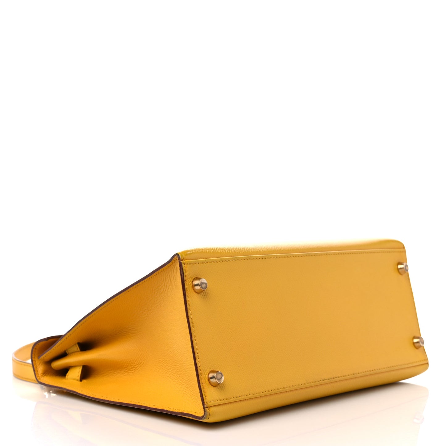 Epsom Kelly Sellier 28 Jaune Ambre