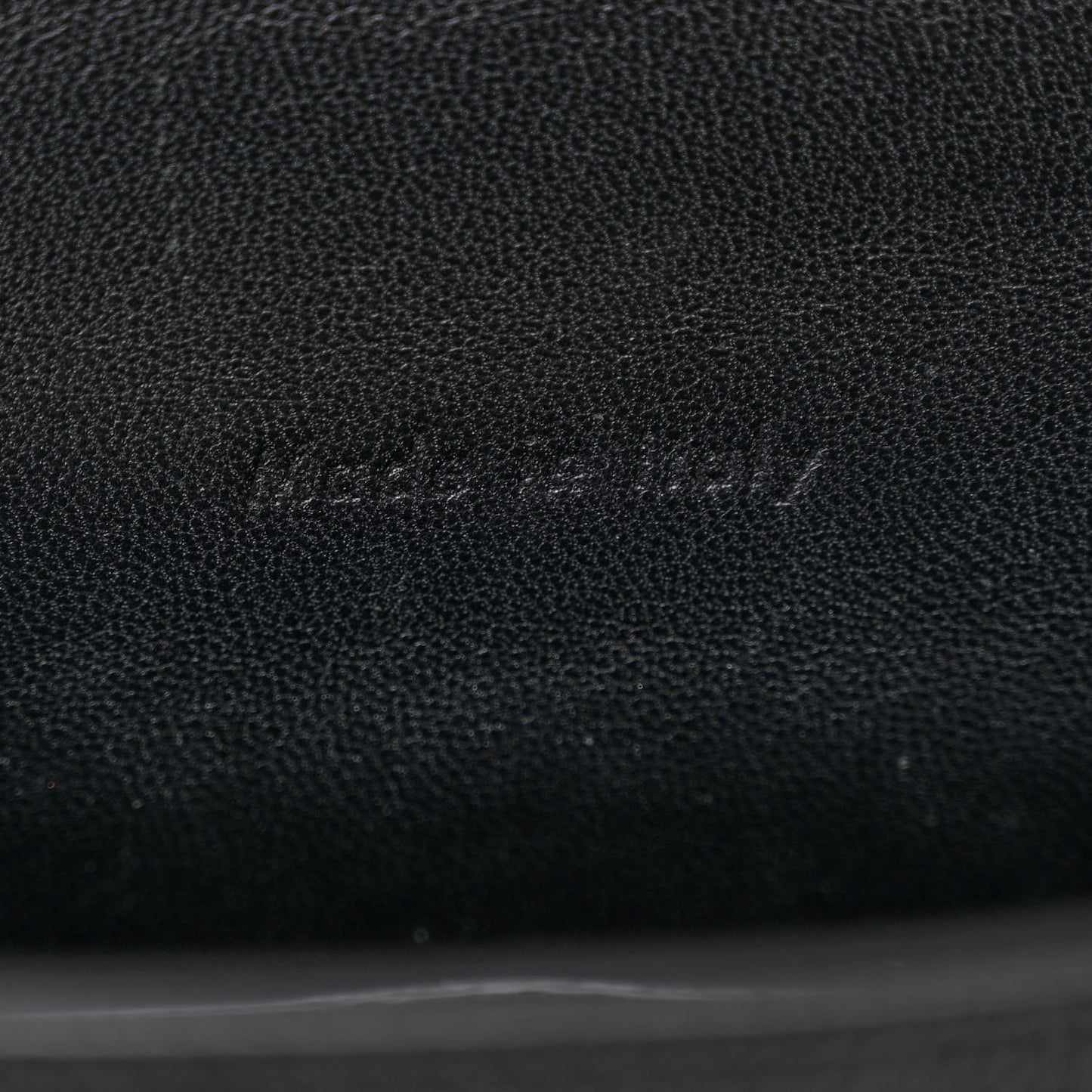 Grained Calfskin Small Trotteur Black