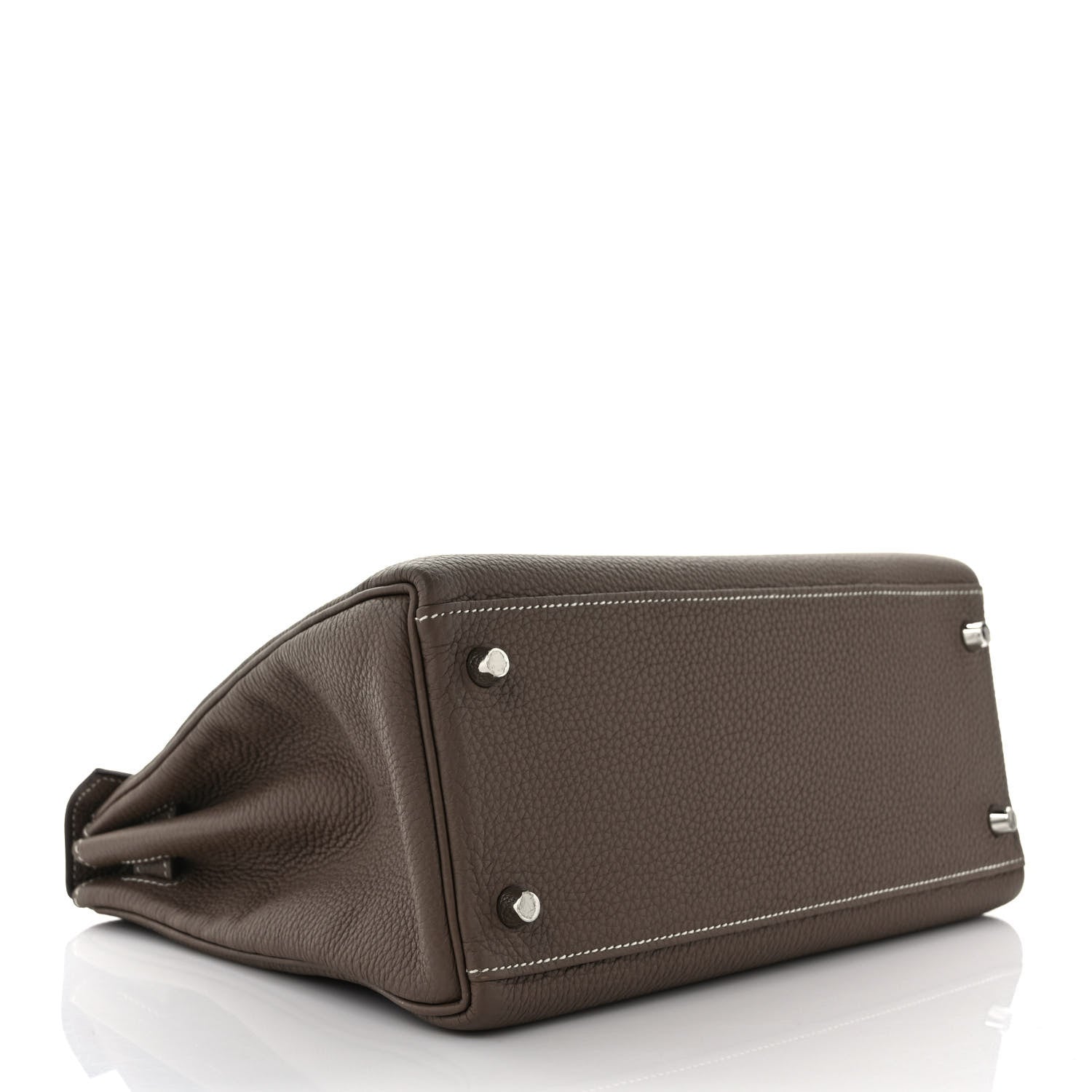 Hermes Togo Kelly Retourne 28 Etoupe 4 of 11