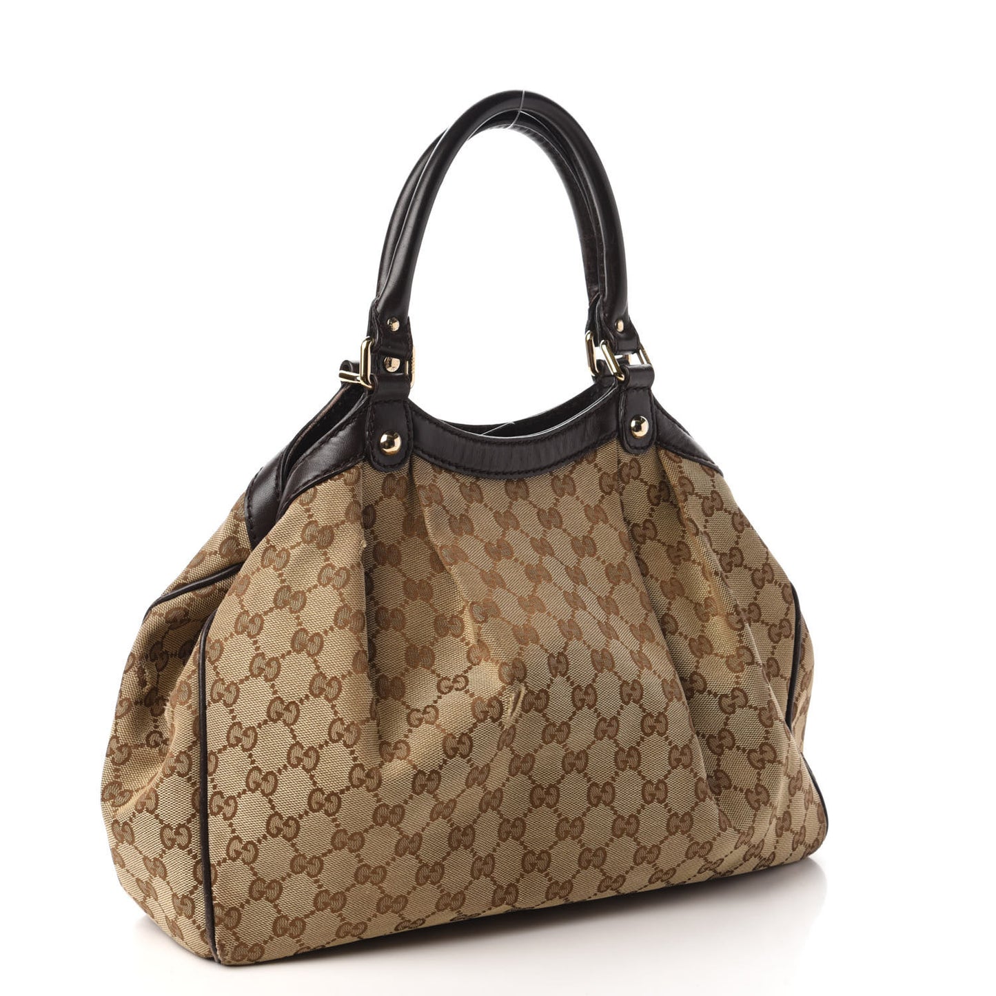 Monogram Medium Sukey Tote Dark Brown