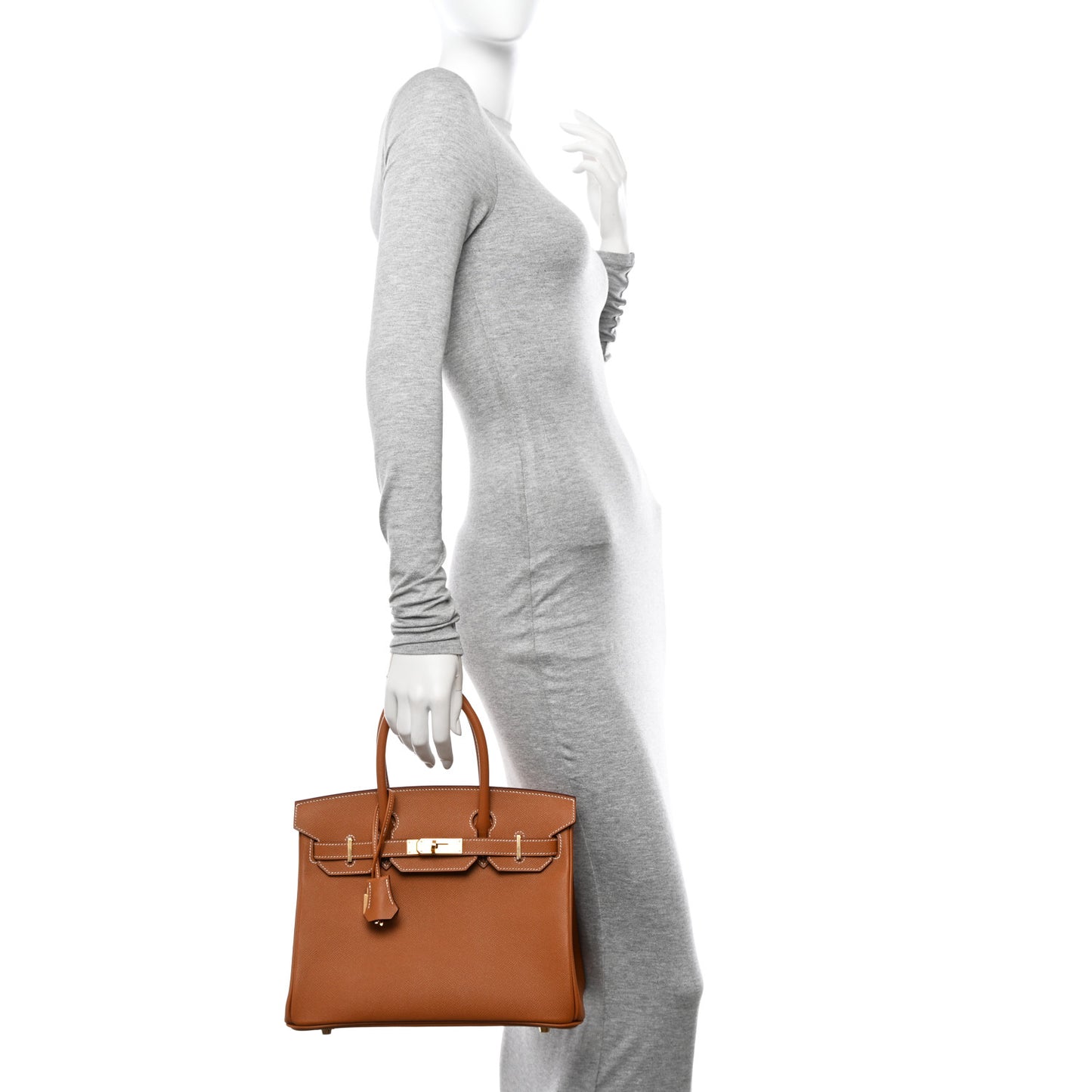Epsom Birkin 30 Gold