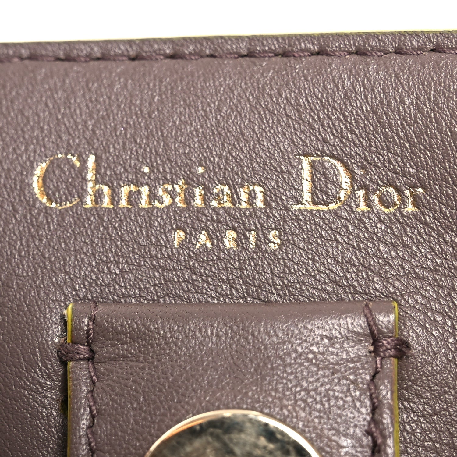 Christian Dior Crocodile Large Diorissimo Yellow 8 of 19