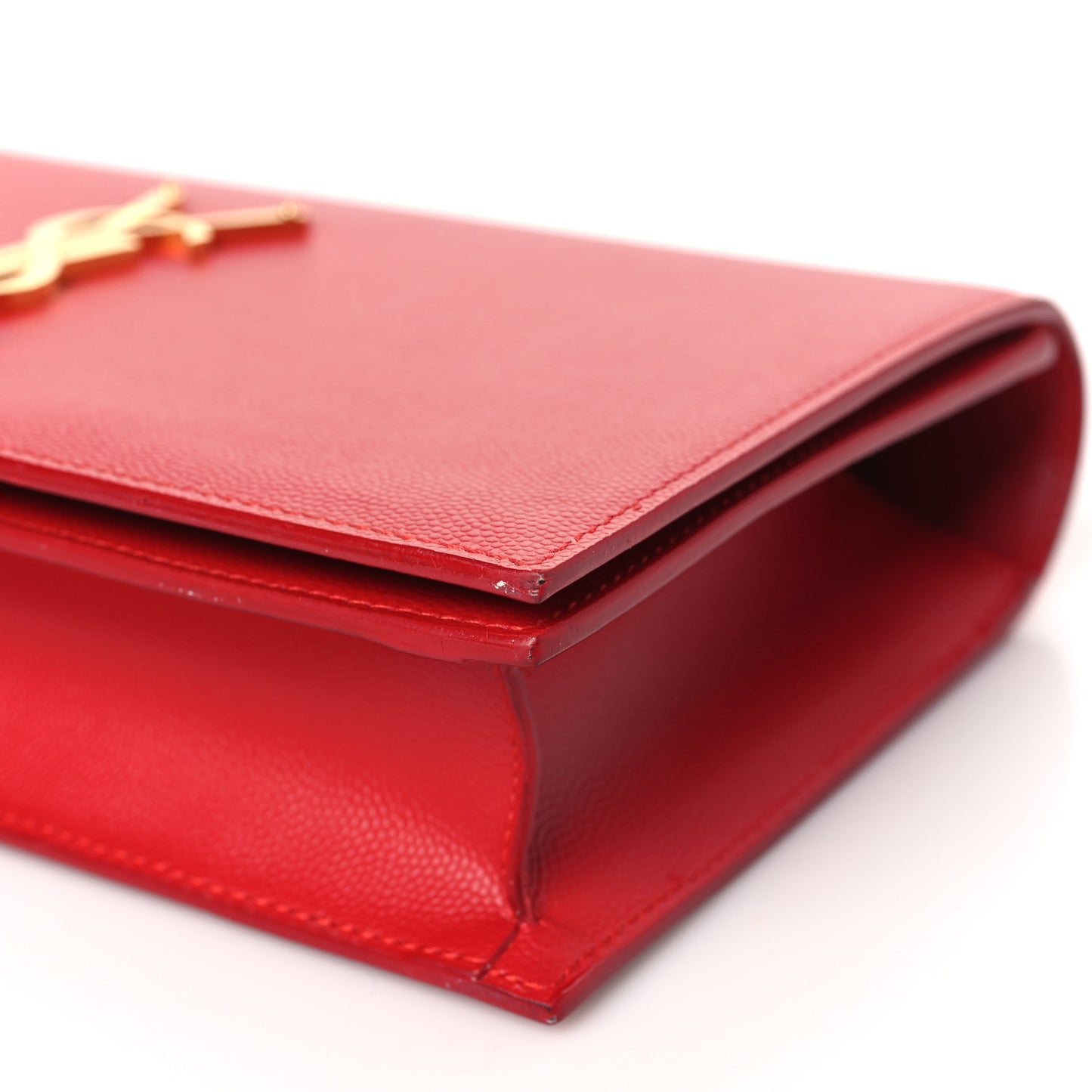 Grain De Poudre Classic Monogram Kate Clutch New Red