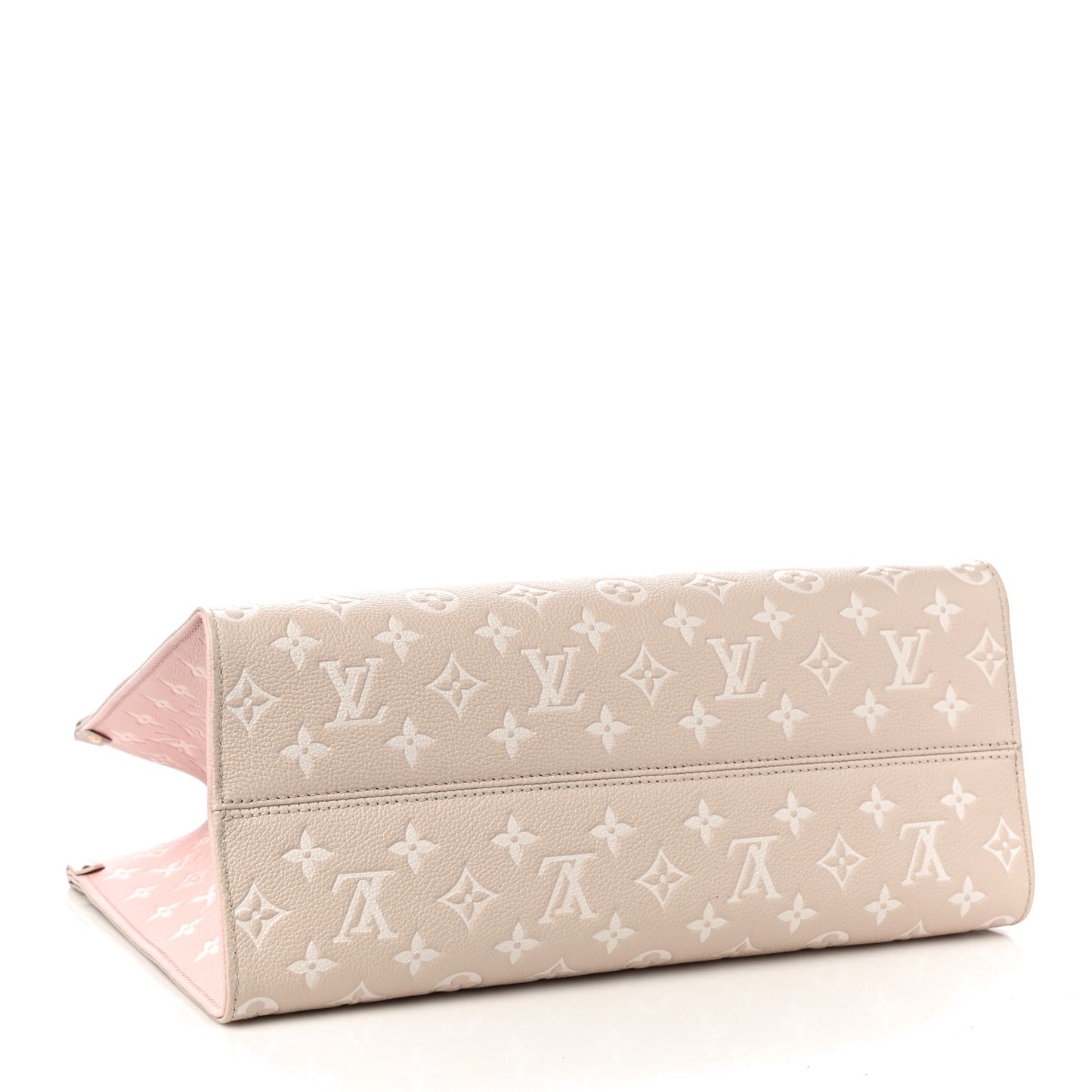 Empreinte Monogram Spring In The City Onthego MM Beige Pink Yellow