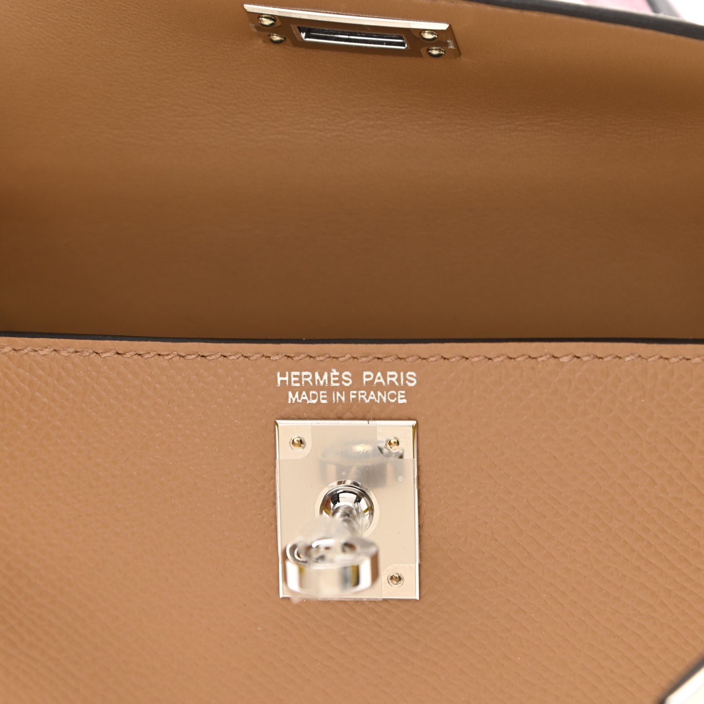 Epsom Mini Kelly Sellier 20 Chai Mauve Sylvestre Lime