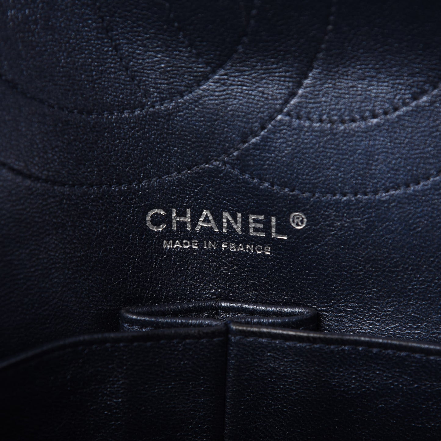 Metallic Aged Calfskin Quilted 2.55 Reissue 227 Flap Blue