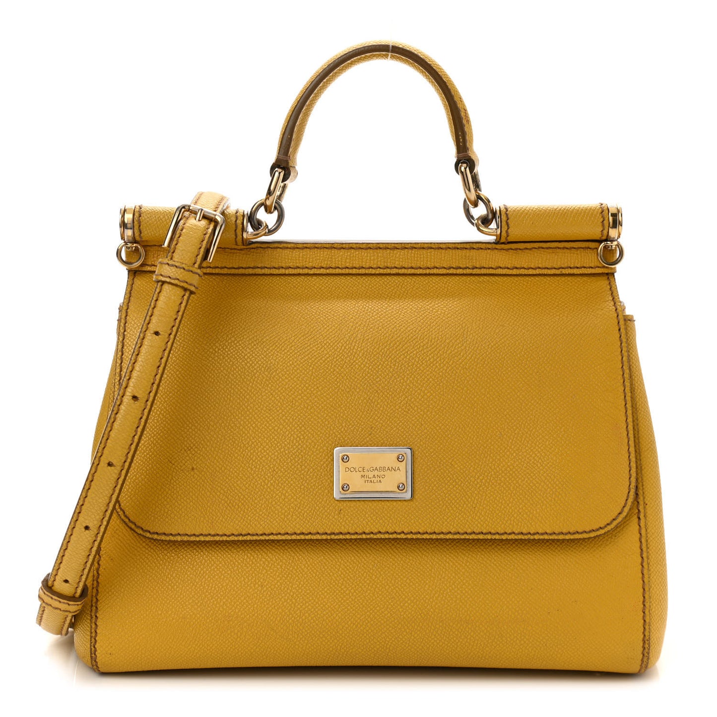 Dauphine Medium Miss Sicily Satchel Yellow