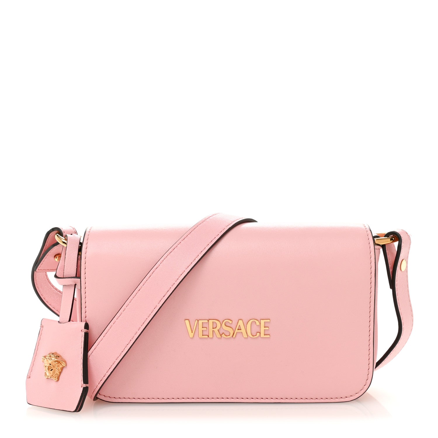 Versace Lambskin Tag Mini Bag English Rose 1824740 – FASHIONPHILE