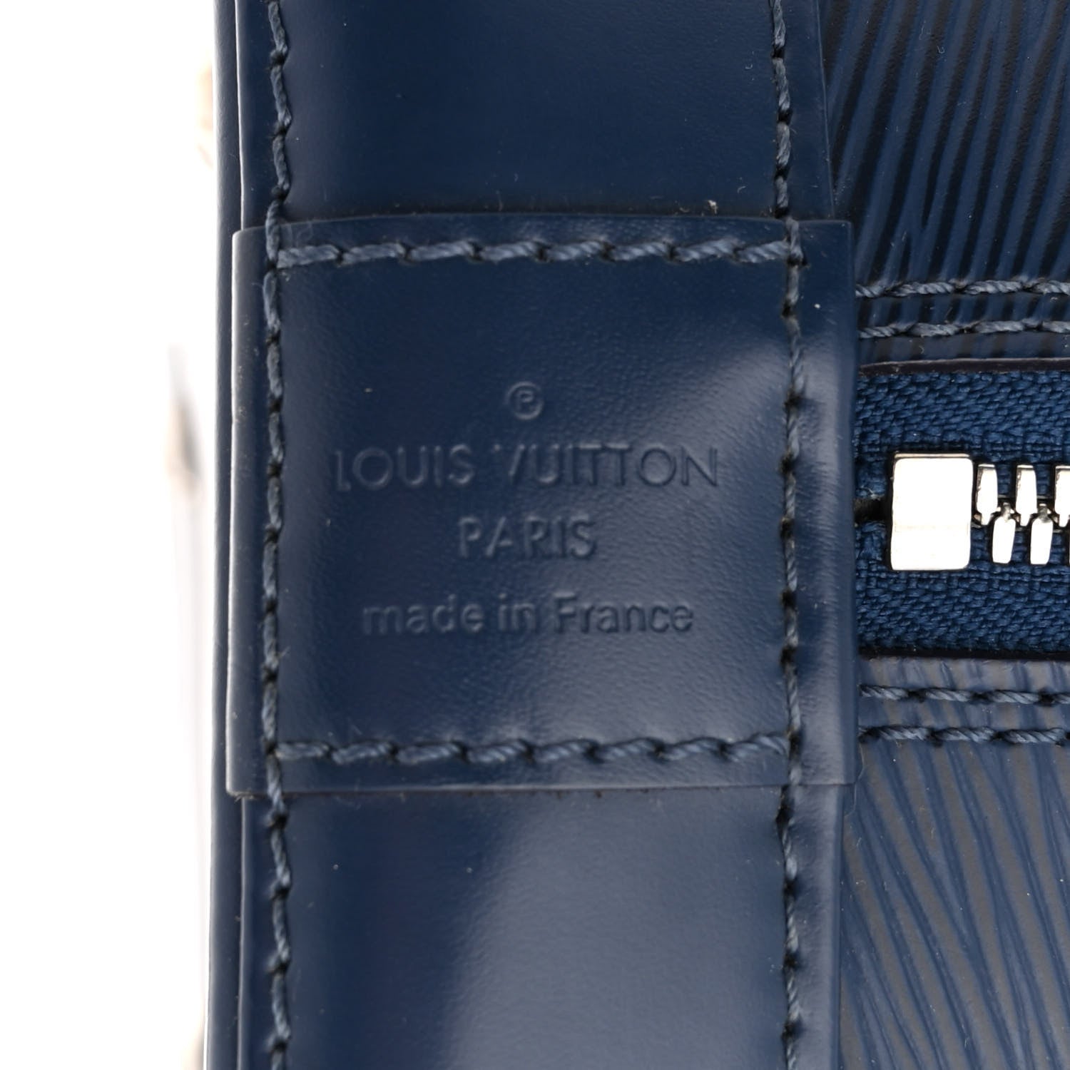 Louis Vuitton Epi Alma MM Indigo 6 of 11