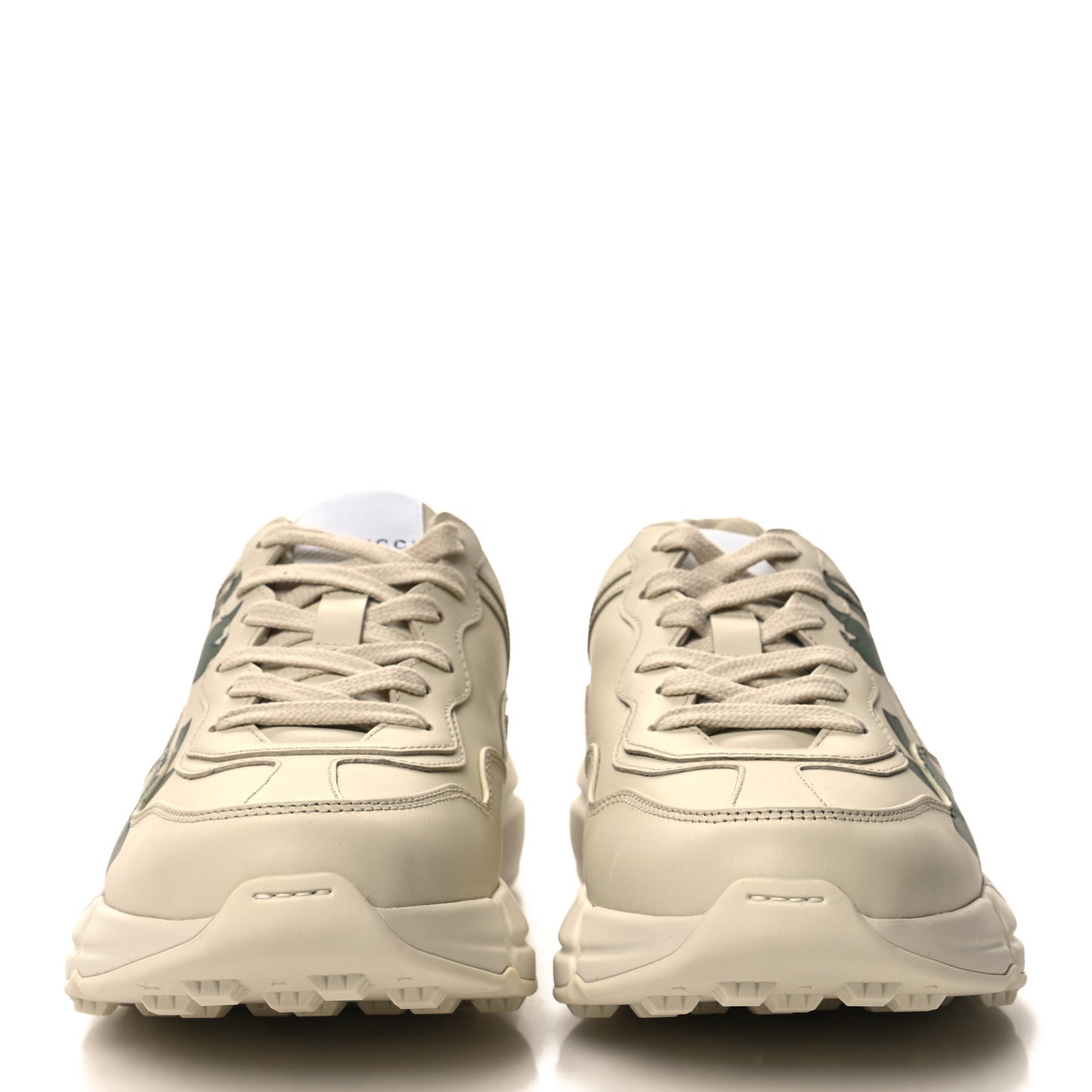 Apollo Calfskin Strawberry Womens Rhyton Sneakers 37 Ivory