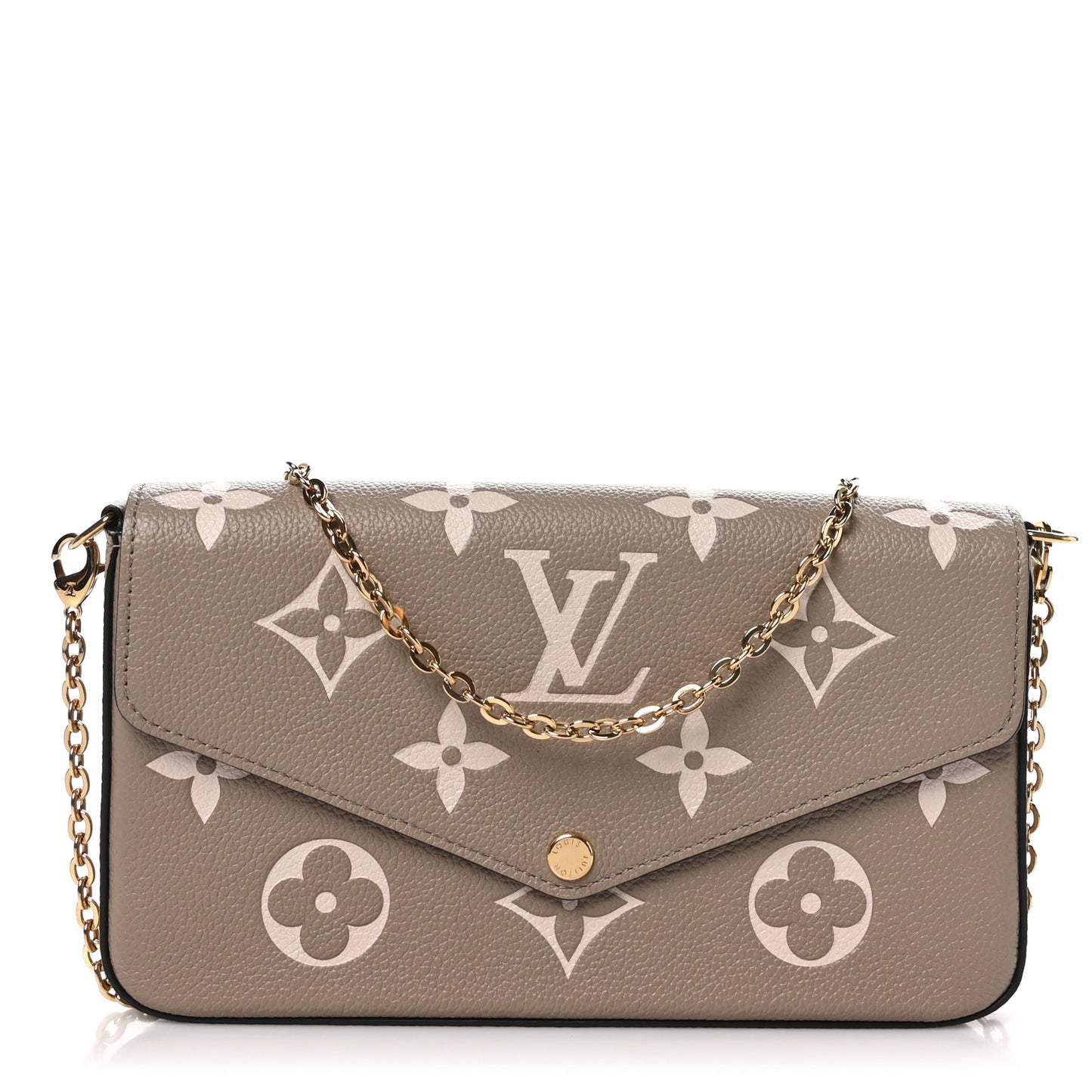 Empreinte Monogram Giant Felicie Pochette Tourterelle Creme