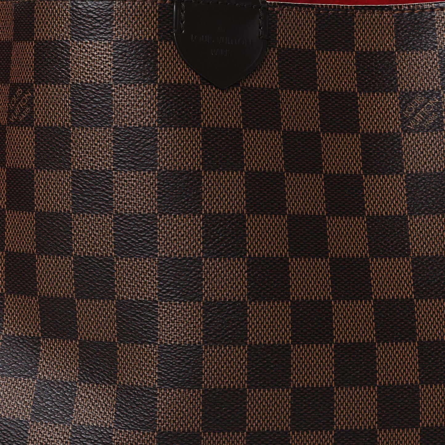 Damier Ebene Caissa Hobo Cherry