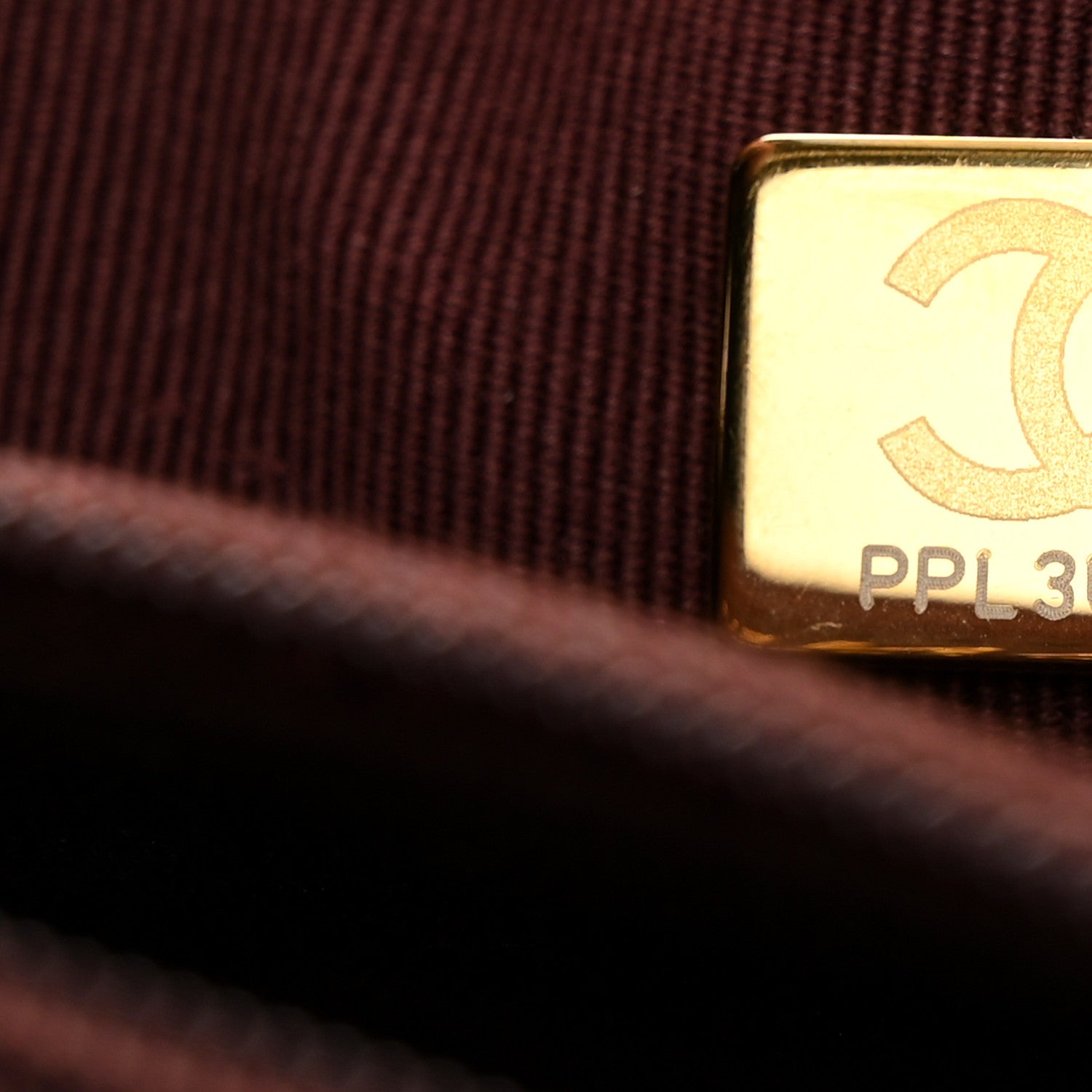 Chanel Lambskin Quilted Mini Logo Square Flap Burgundy 7 of 10