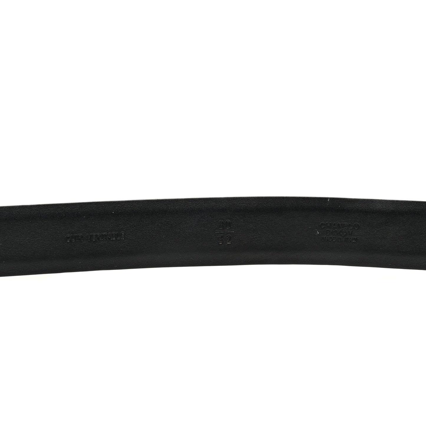 Lambskin CC Chain Belt 80 32 Black