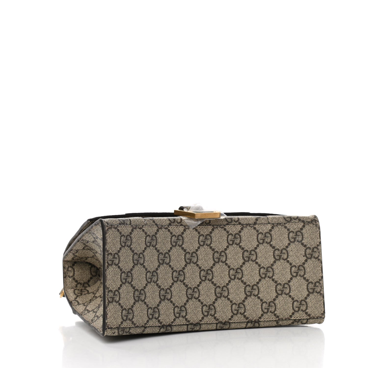 Balenciaga X GUCCI GG Supreme Monogram Small Hourglass Top Handle Bag Beige Ebony 4 of 10